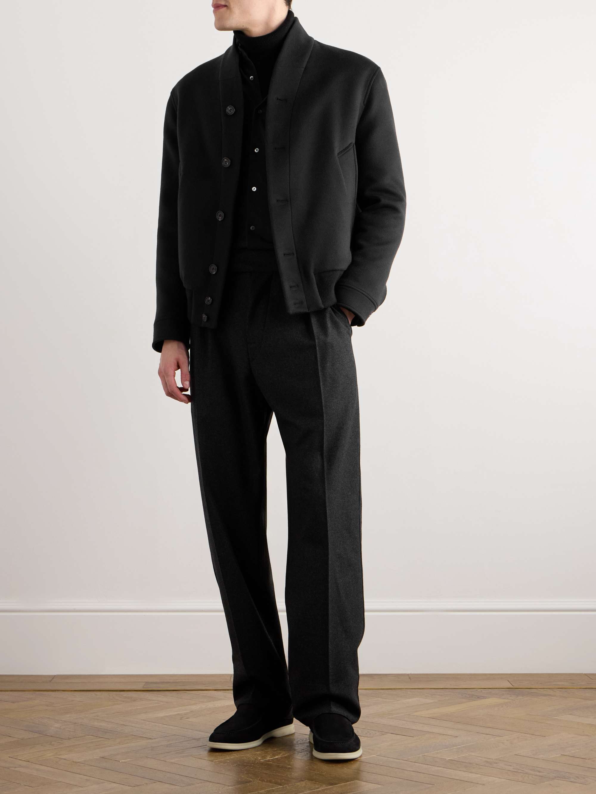 Gaikan Cashmere Bomber Jacket view
