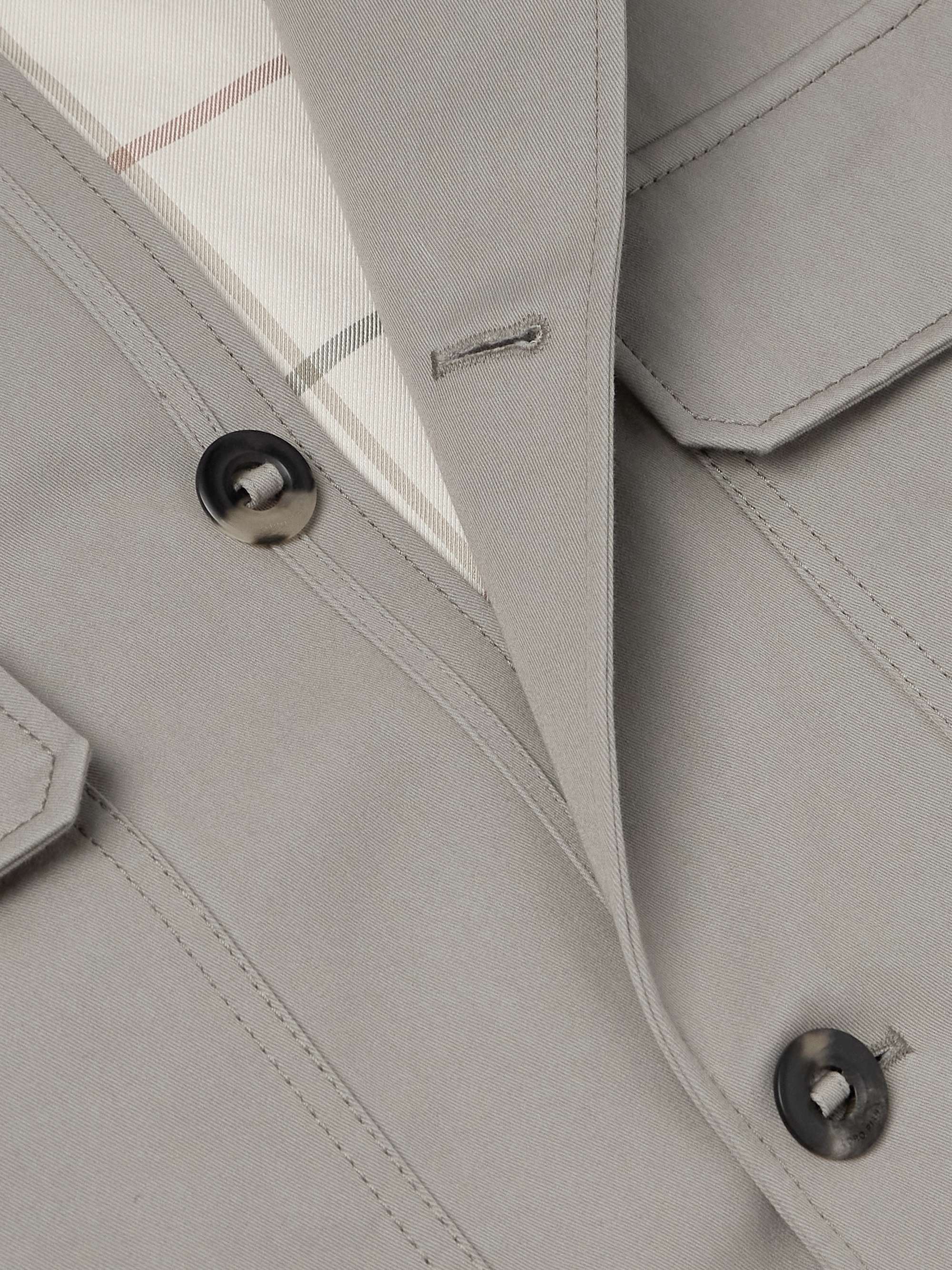 Cotton and Linen-Blend Twill Shirt Jacket view