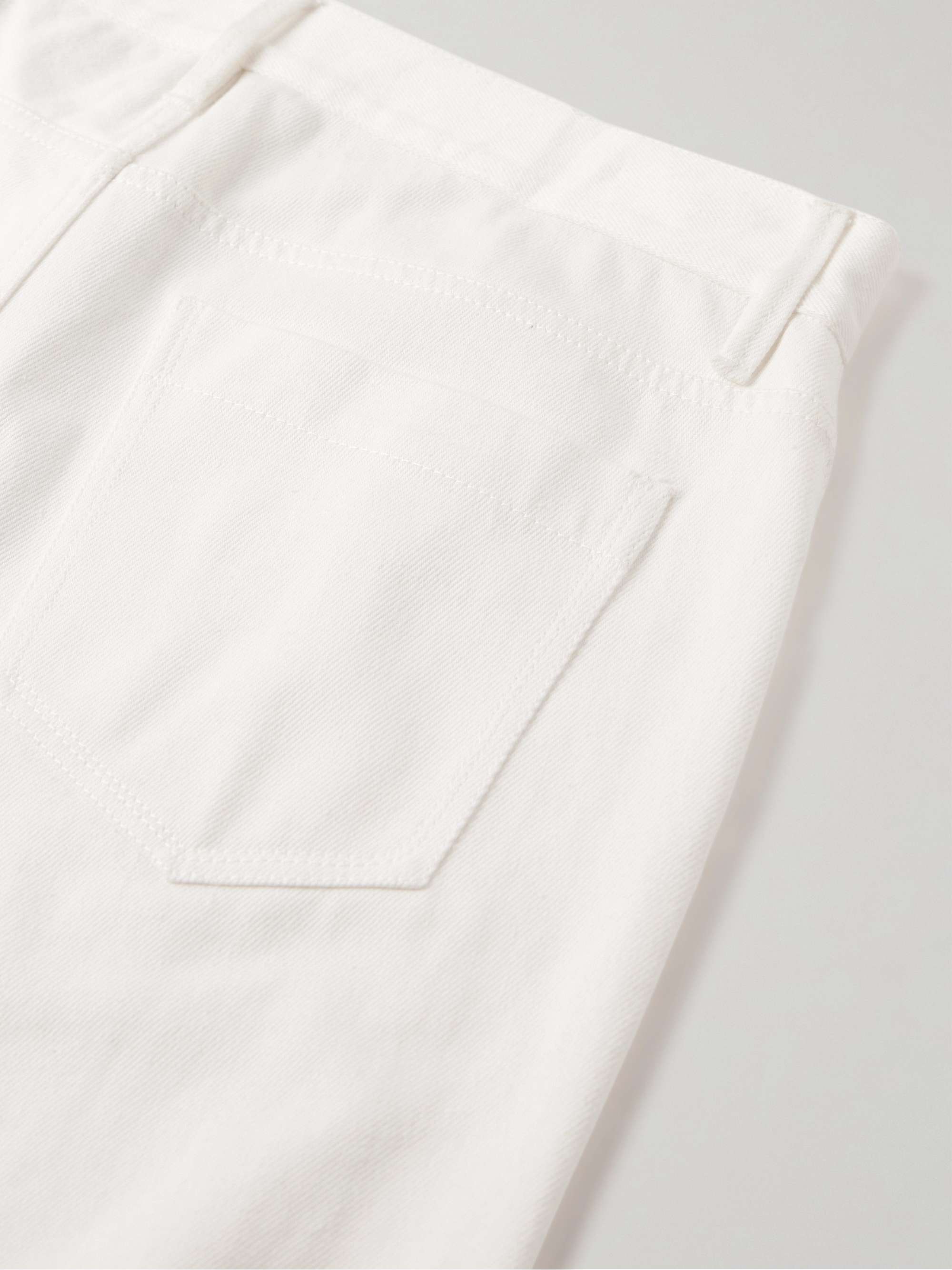 Anthony Slim-Fit Straight-Leg Organic Jeans view