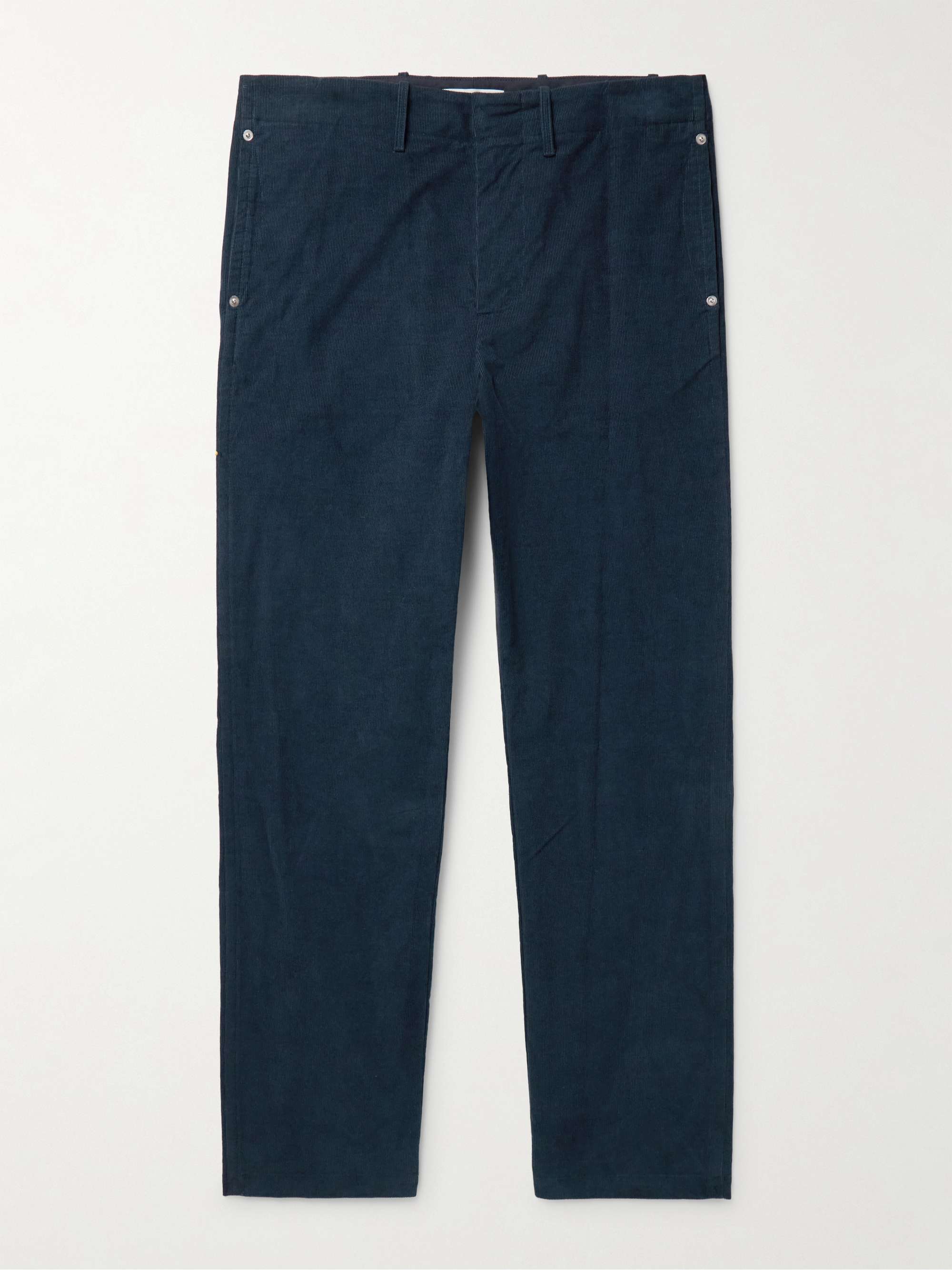 Rhys Straight-Leg Cotton-Corduroy Trousers view