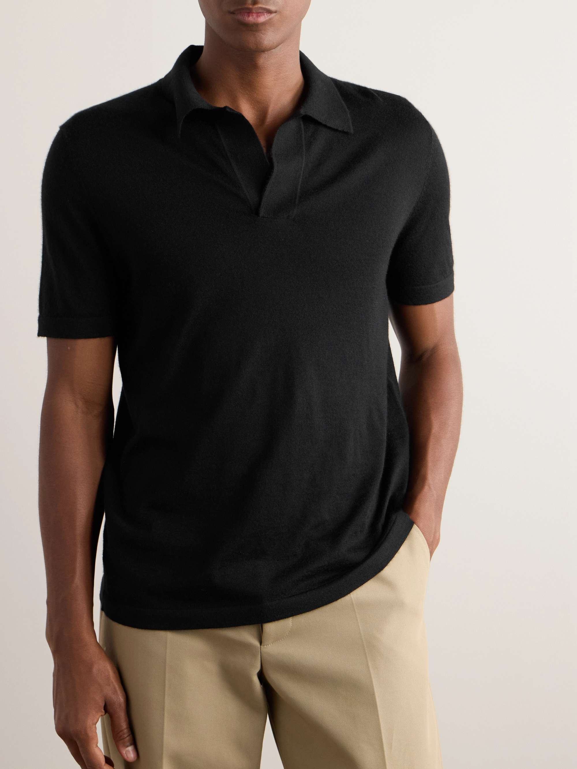 Stendhal Cashmere Polo Shirt view