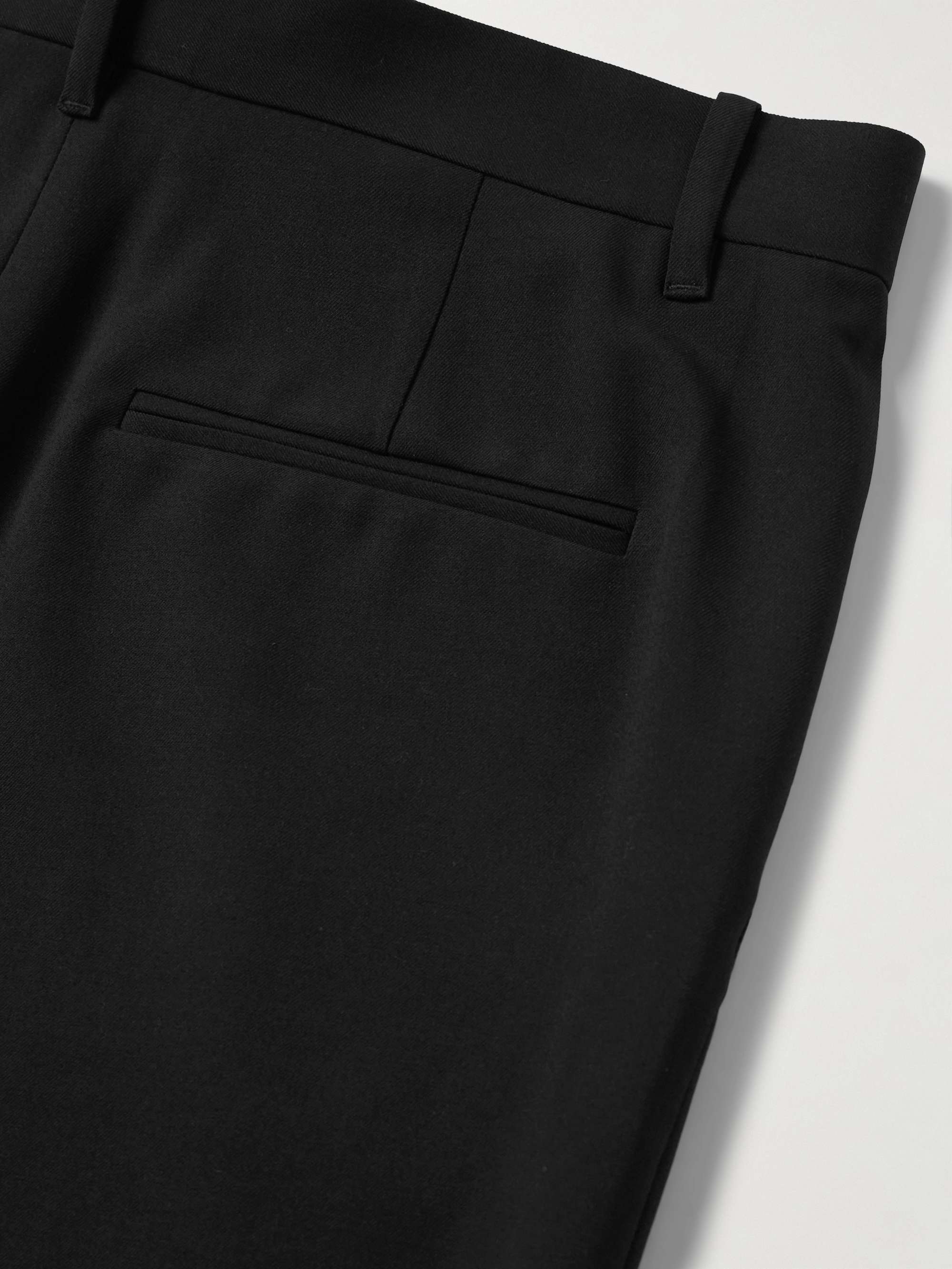 Elijah Straight-Leg Wool-Twill Trousers view