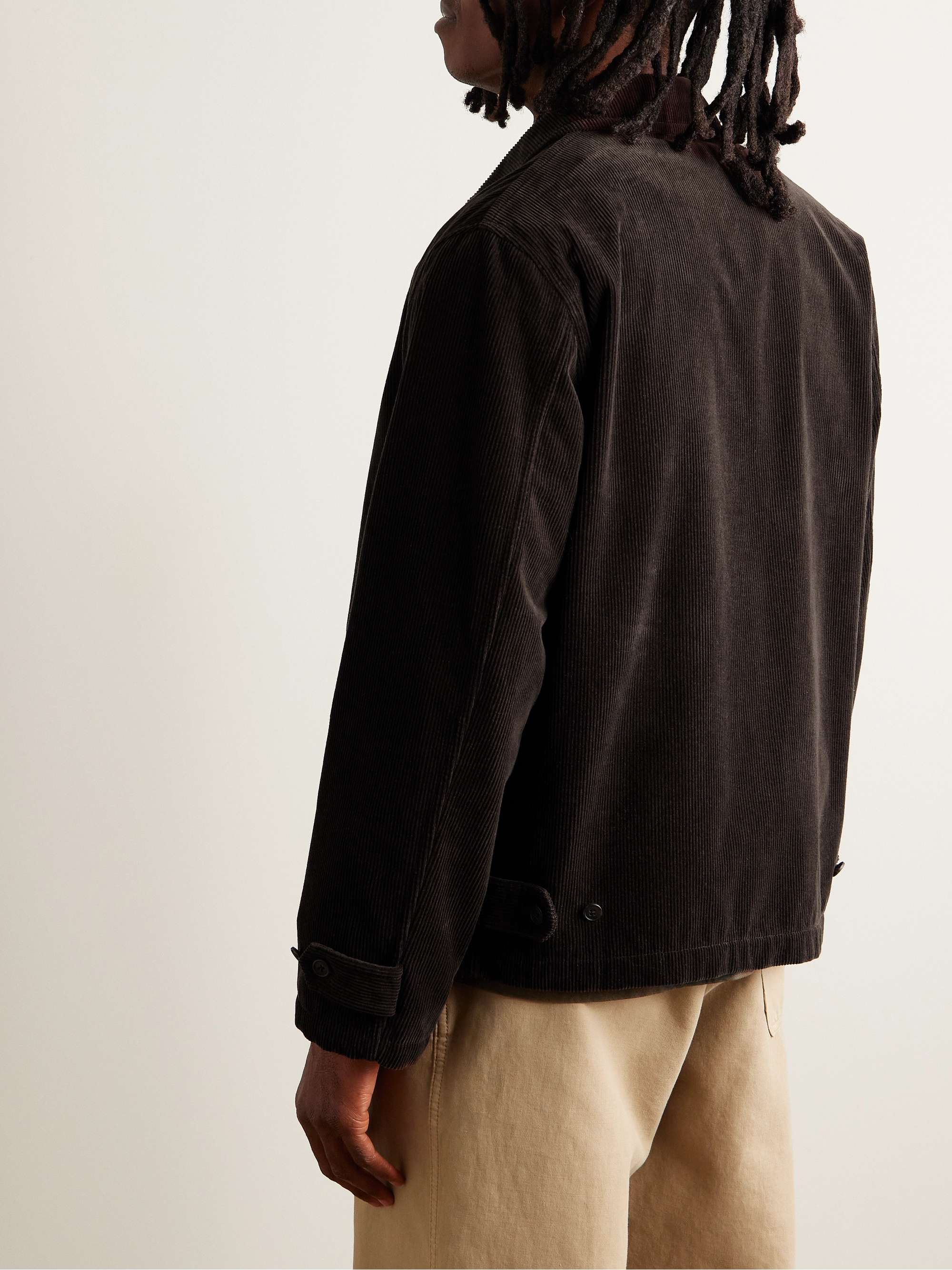 Carsten Cotton and Cashmere-Blend Corduroy Overshirt view