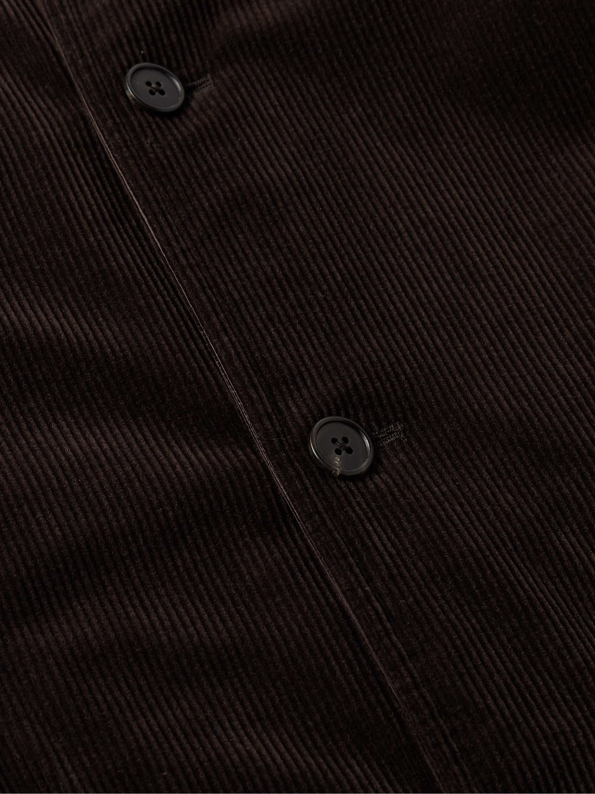 Carsten Cotton and Cashmere-Blend Corduroy Overshirt view