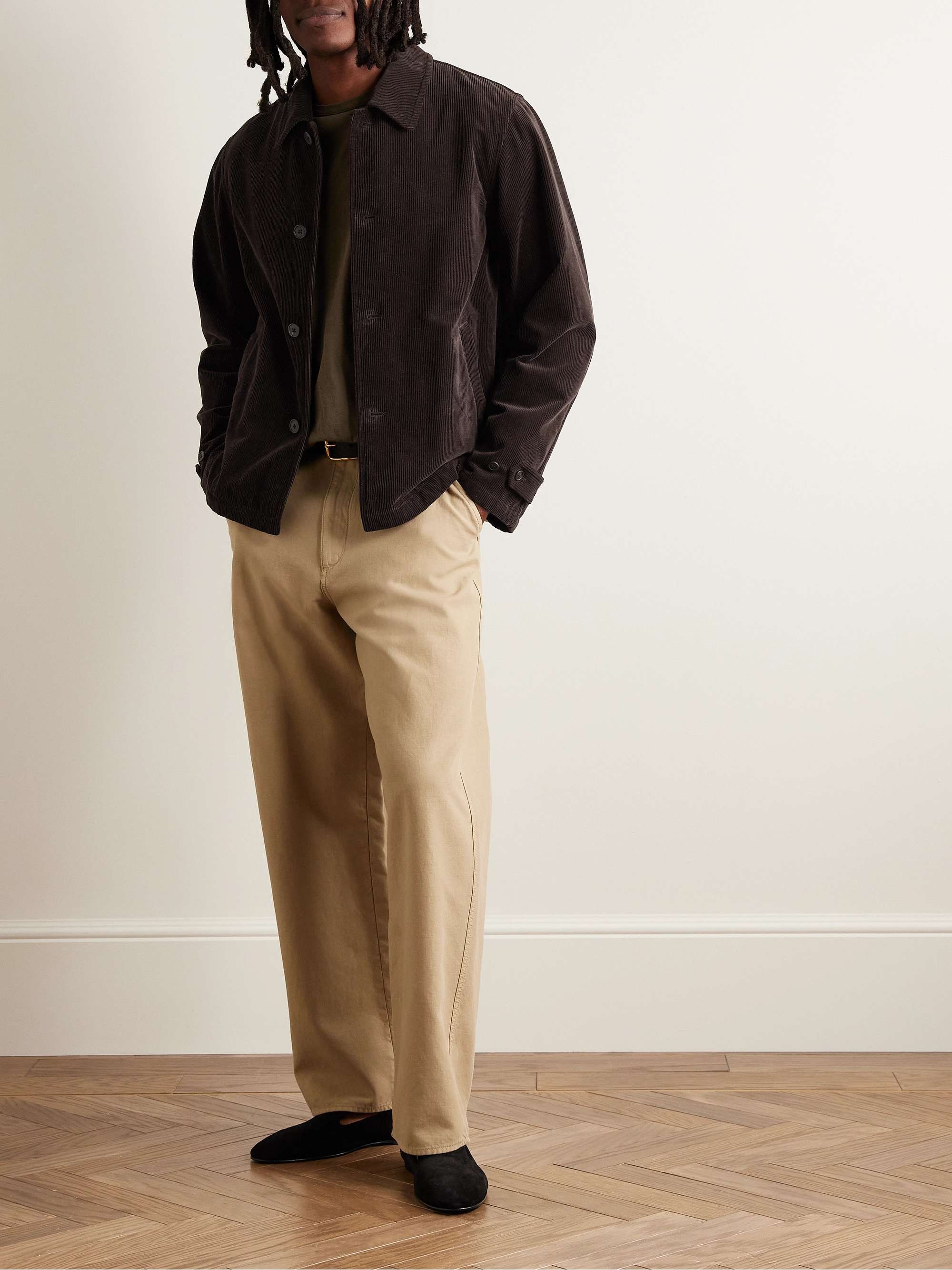 Carsten Cotton and Cashmere-Blend Corduroy Overshirt view