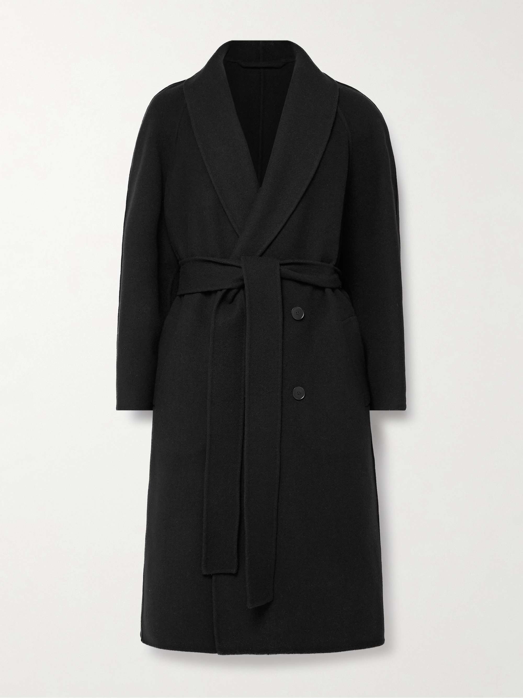 Ferro Belted Double-Breasted Wool-Blend Coat view