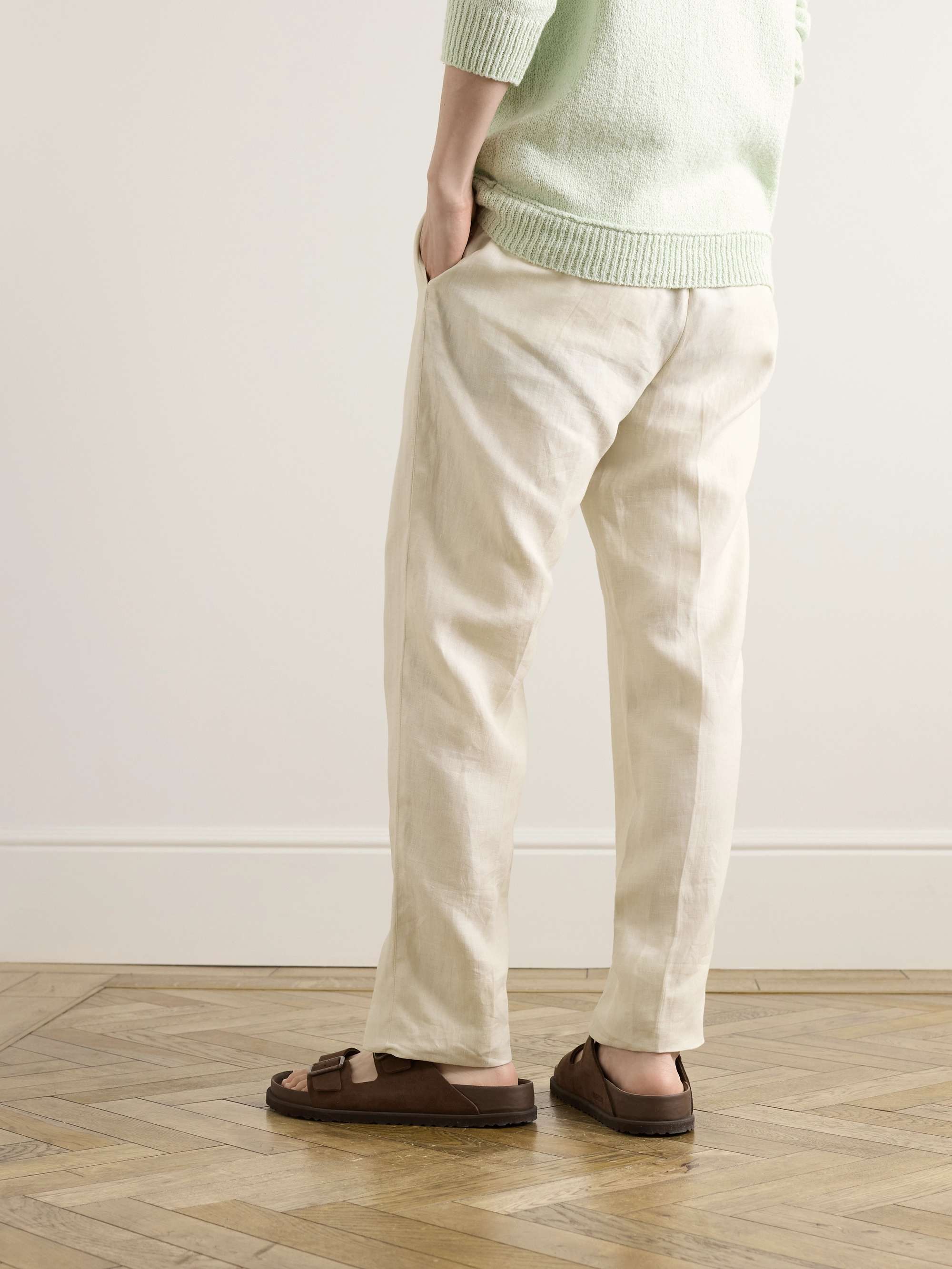 Tapered Oasi Linen Trousers view