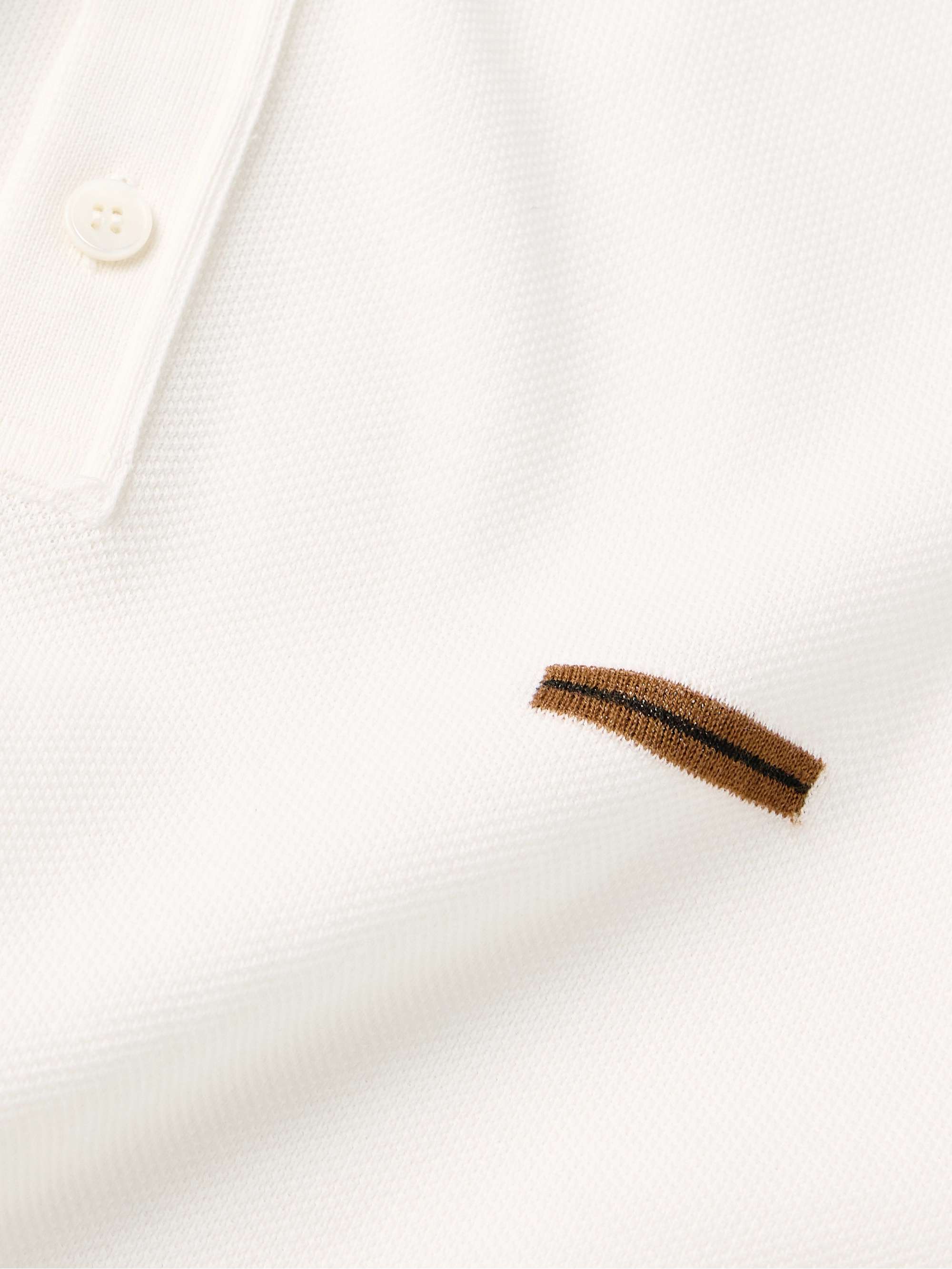 Slim-Fit Cotton-Piqué Polo Shirt view