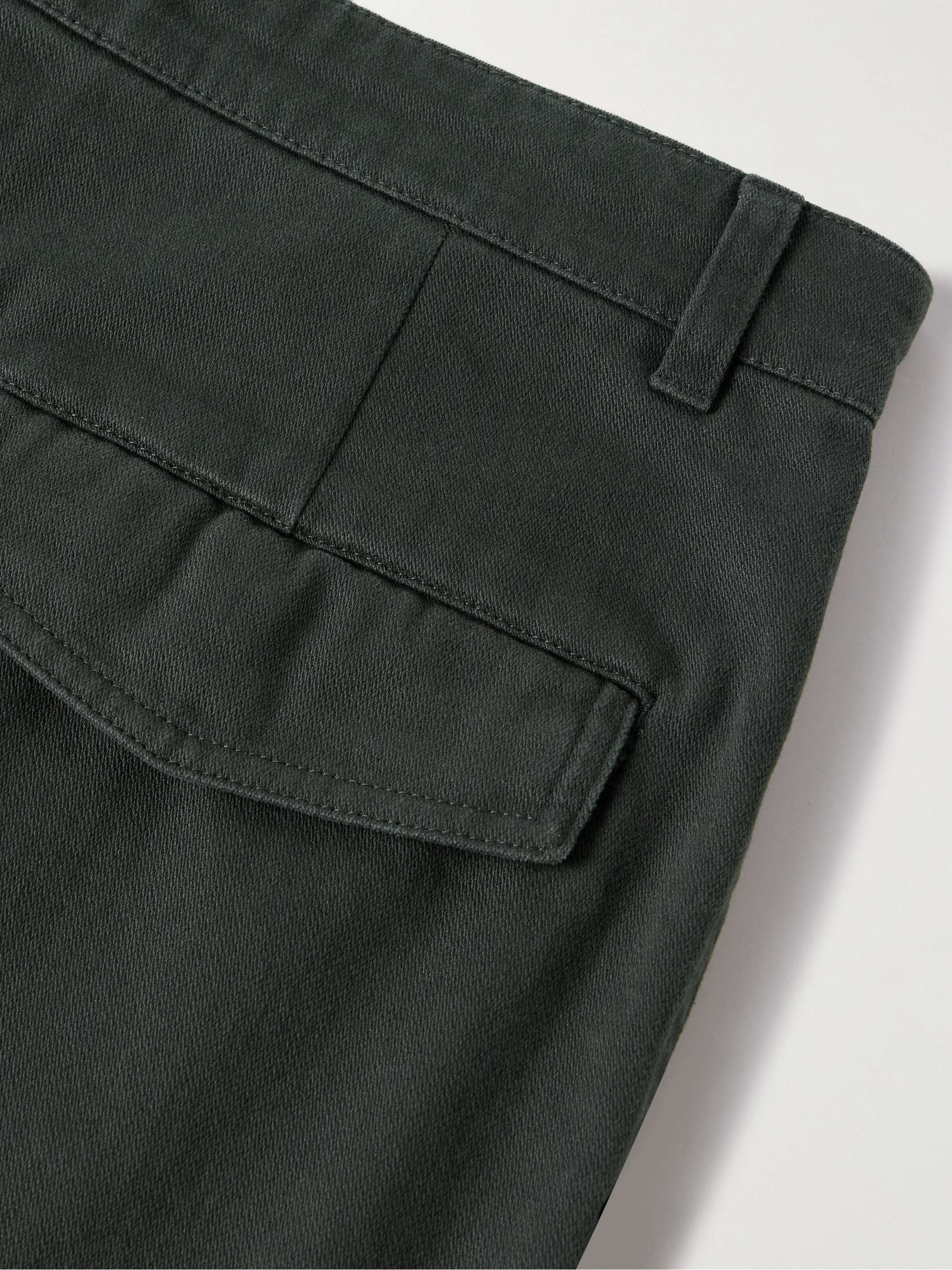 Patsony Straight-Leg Cotton-Blend Cargo Trousers view