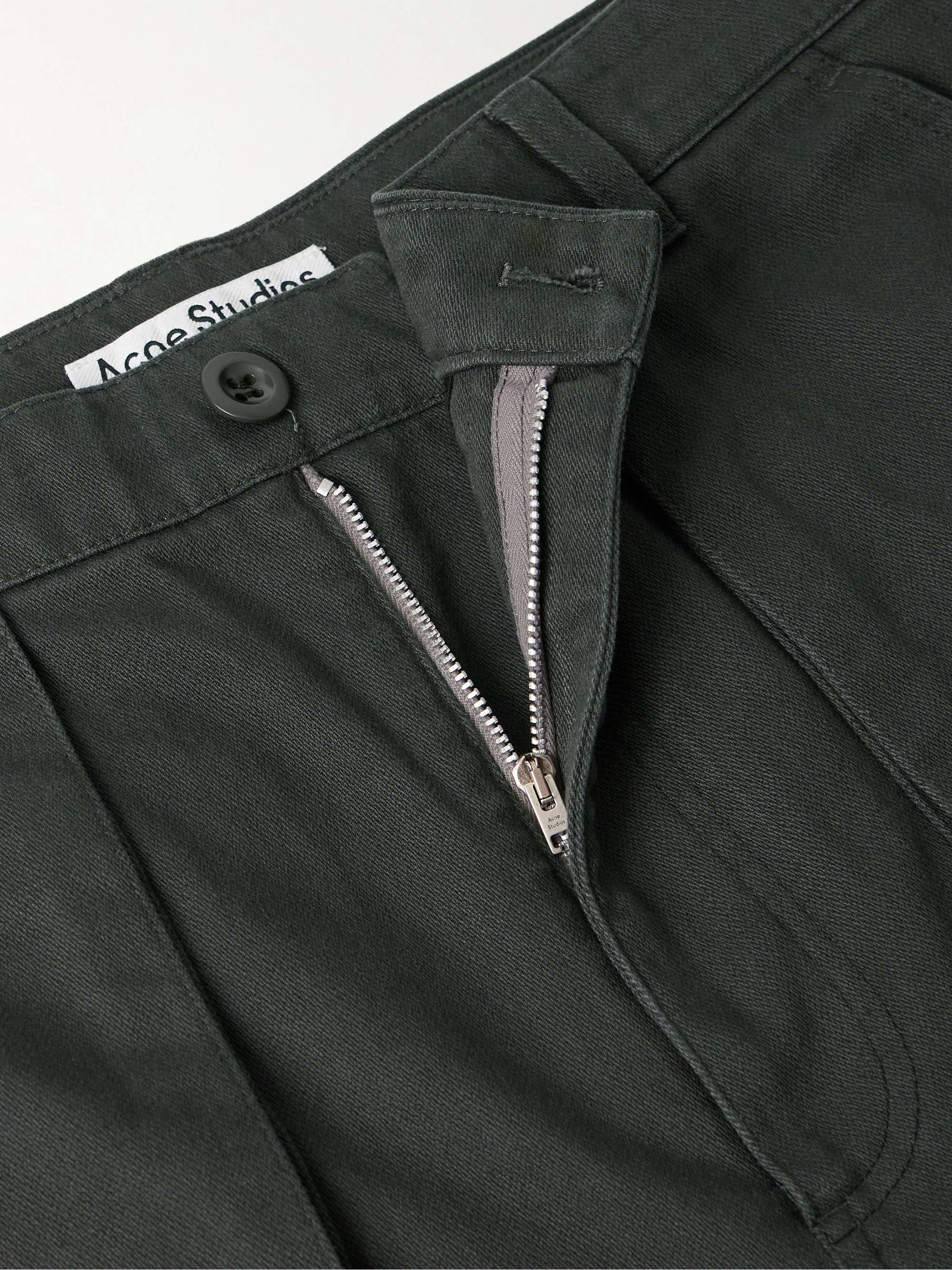 Patsony Straight-Leg Cotton-Blend Cargo Trousers view