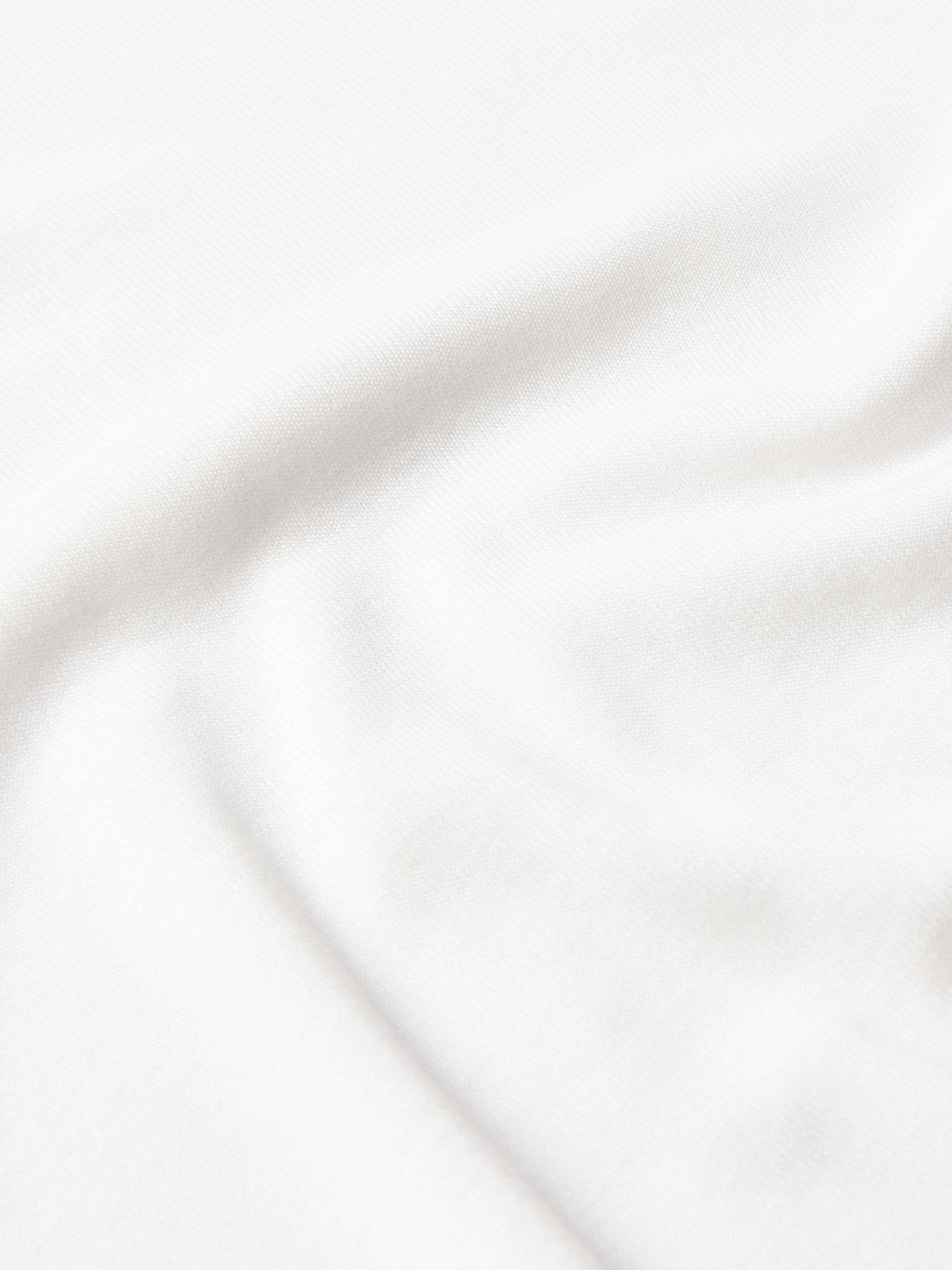 Placed Rib Slim-Fit Lyocell and Cotton-Blend T-Shirt view
