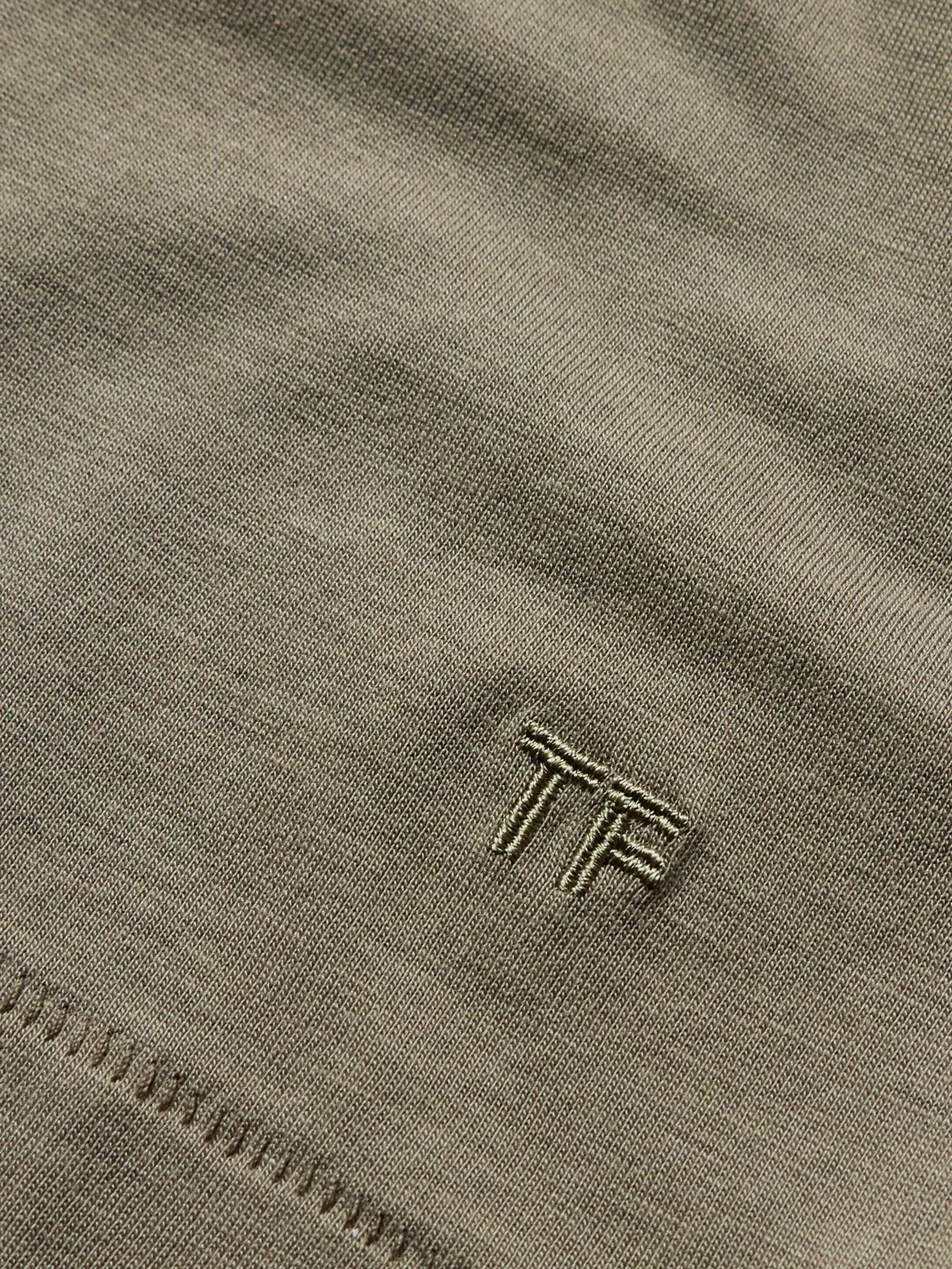 Slim-Fit Lyocell and Cotton-Blend Jersey T-Shirt view