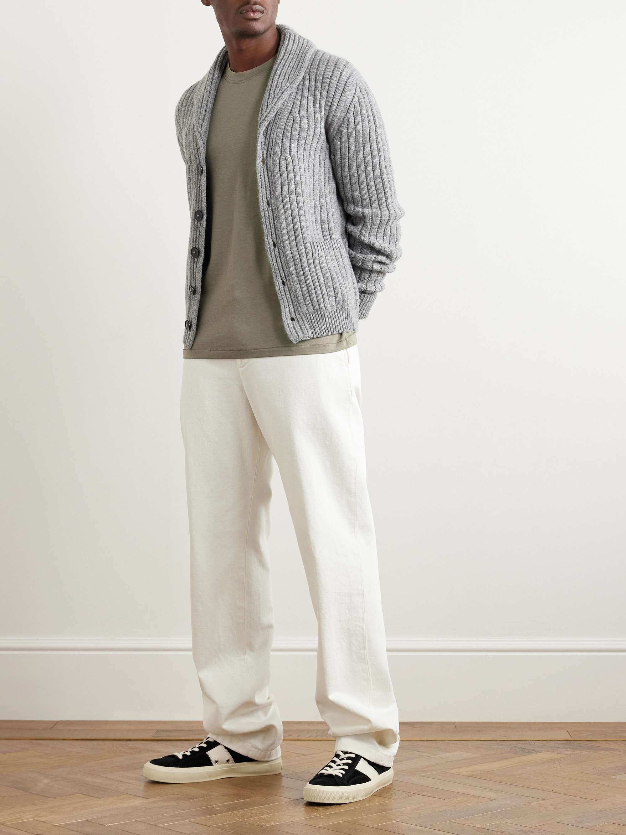 Slim-Fit Lyocell and Cotton-Blend Jersey T-Shirt view