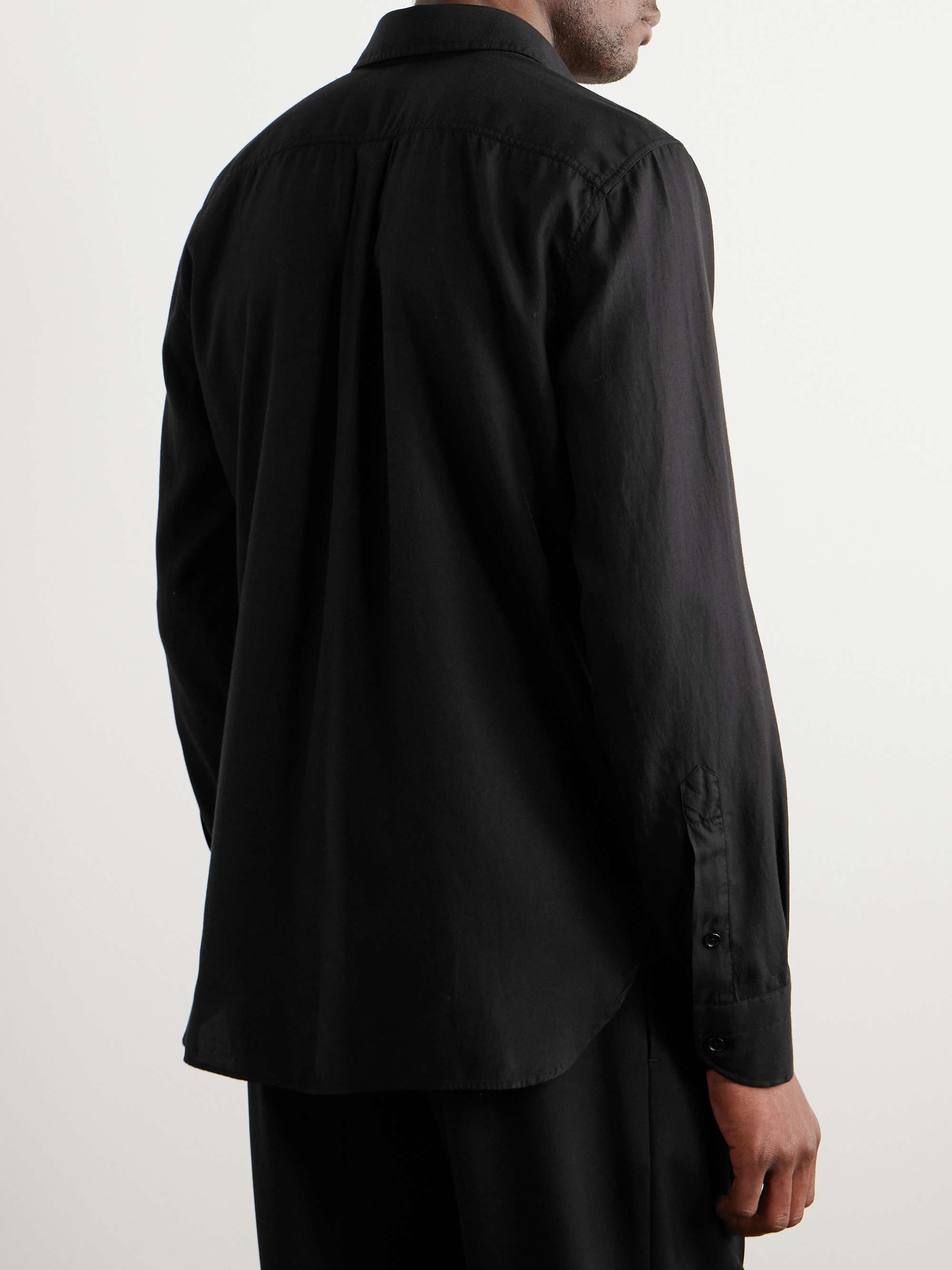 Cutaway-Collar Twill Shirt view