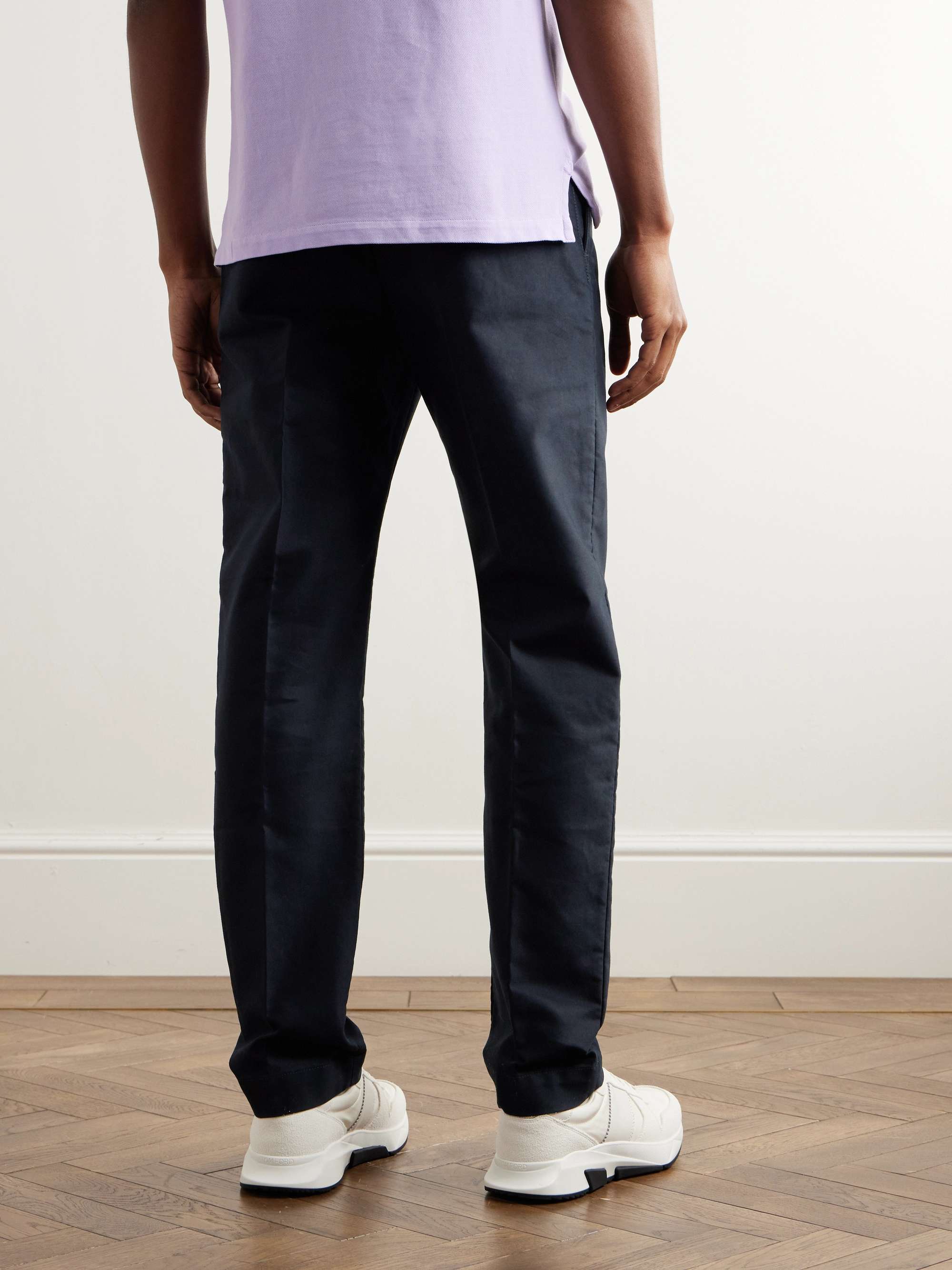 Straight-Leg Cotton Chinos view