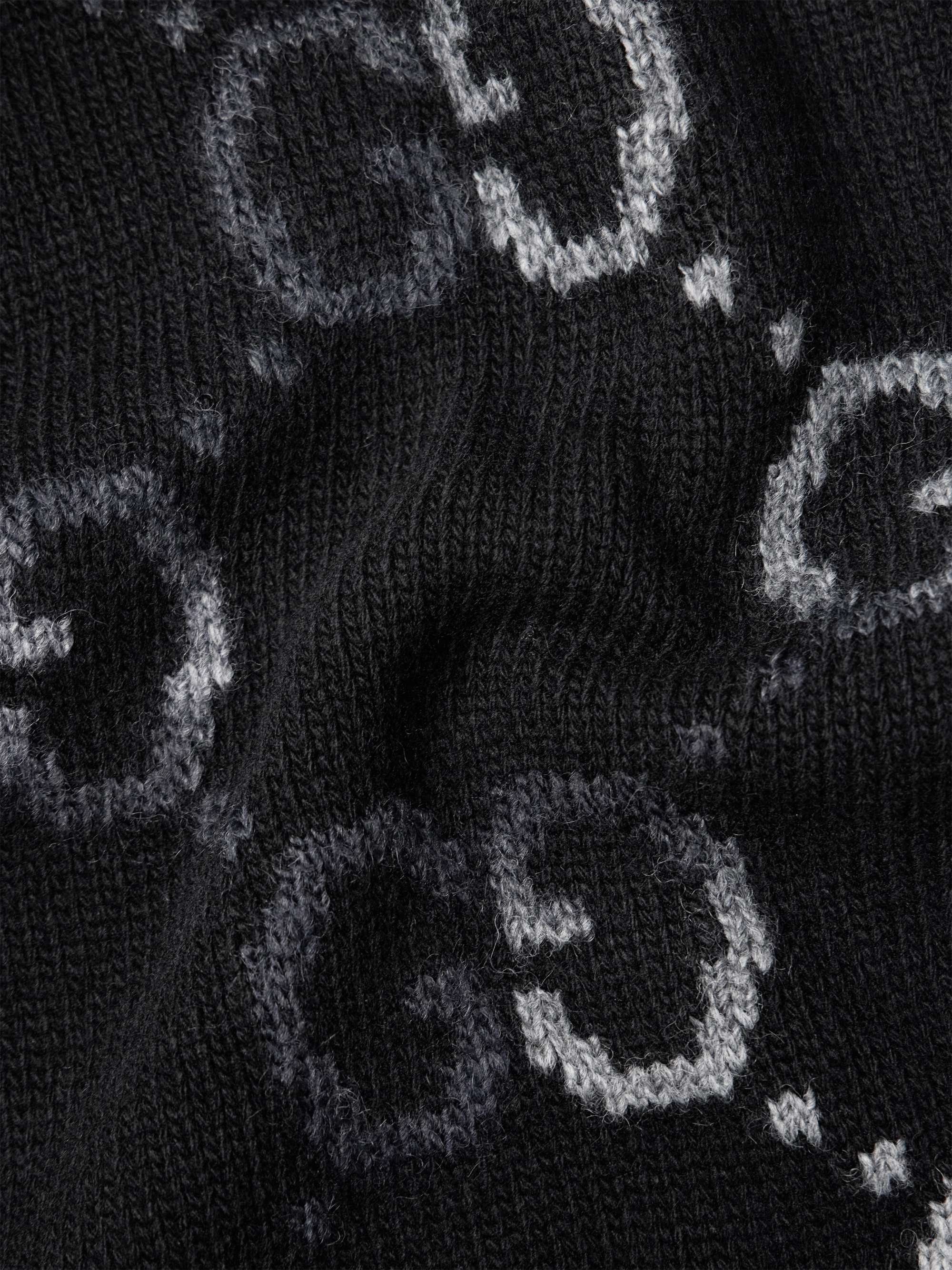 Logo-Jacquard Wool-Blend Sweater view