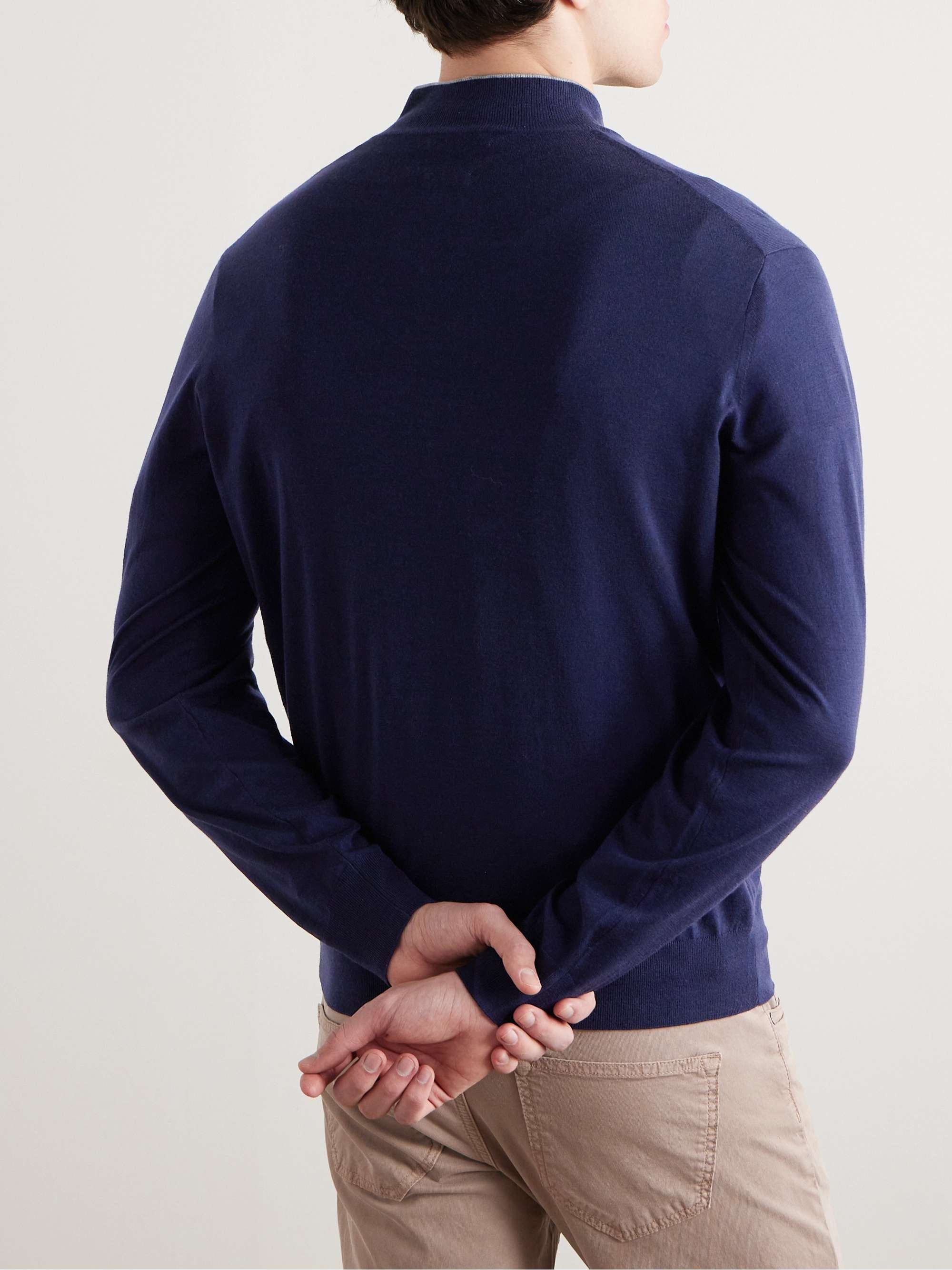 Excursionist Flex Wool-Blend Half-Zip Sweater view