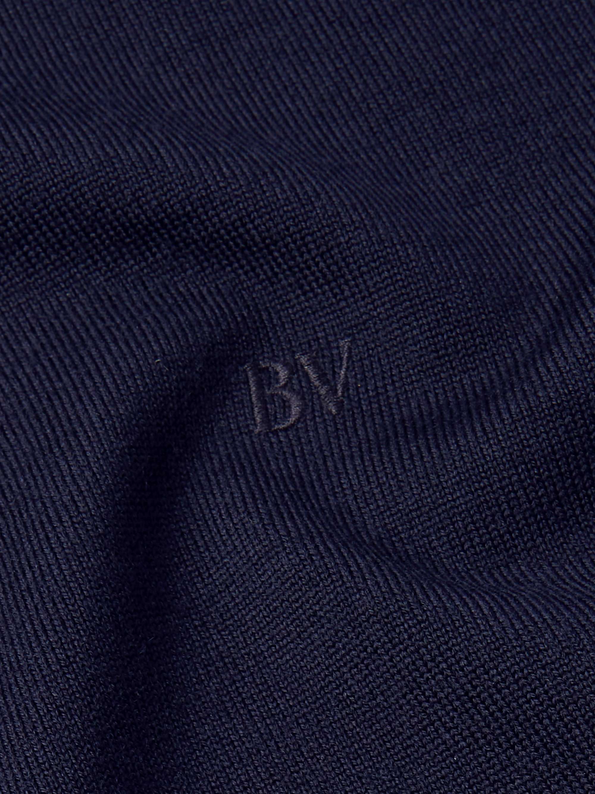 Logo-Embroidered Wool Sweater view