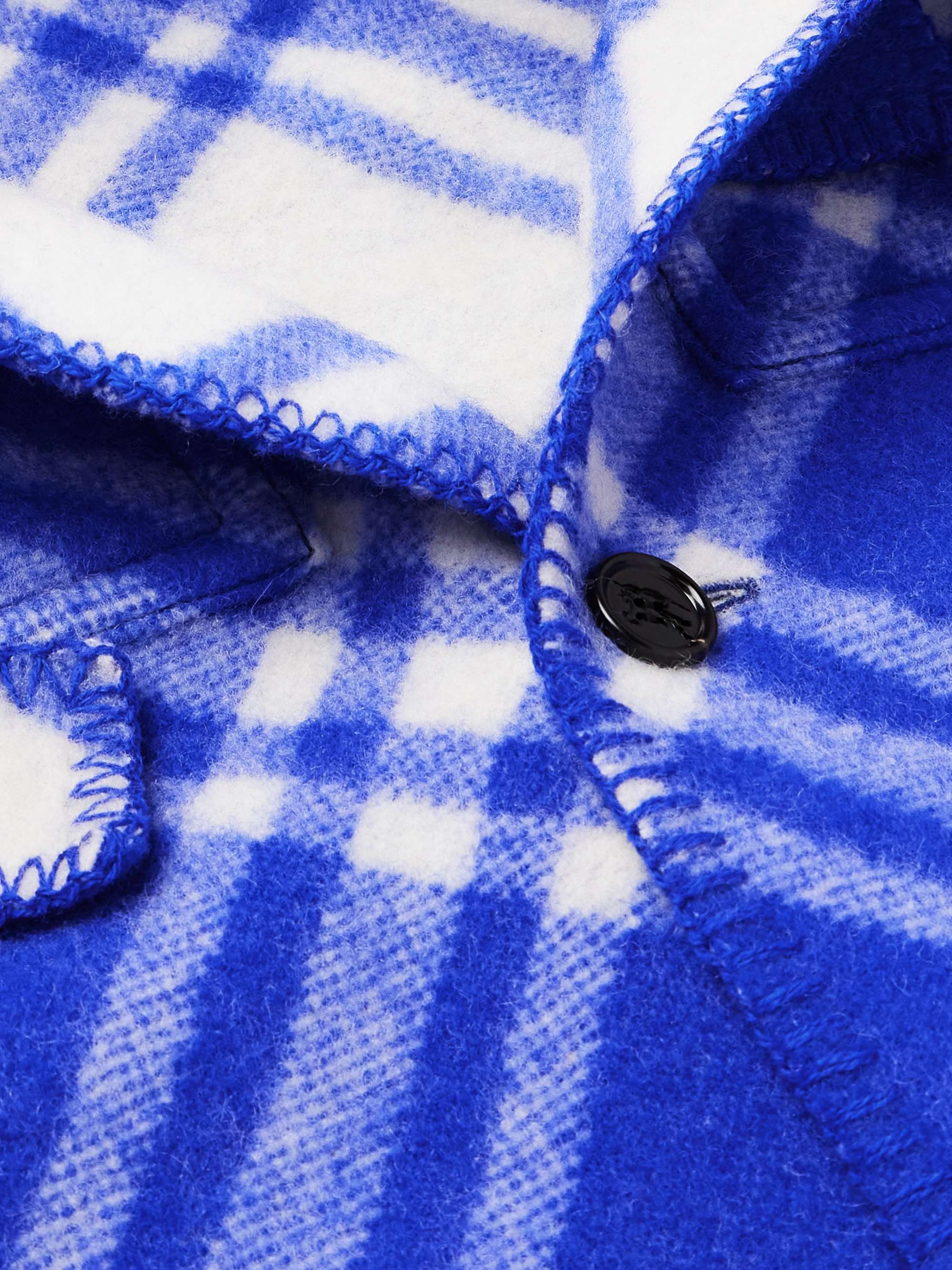 Checked Wool Hooded Coat view