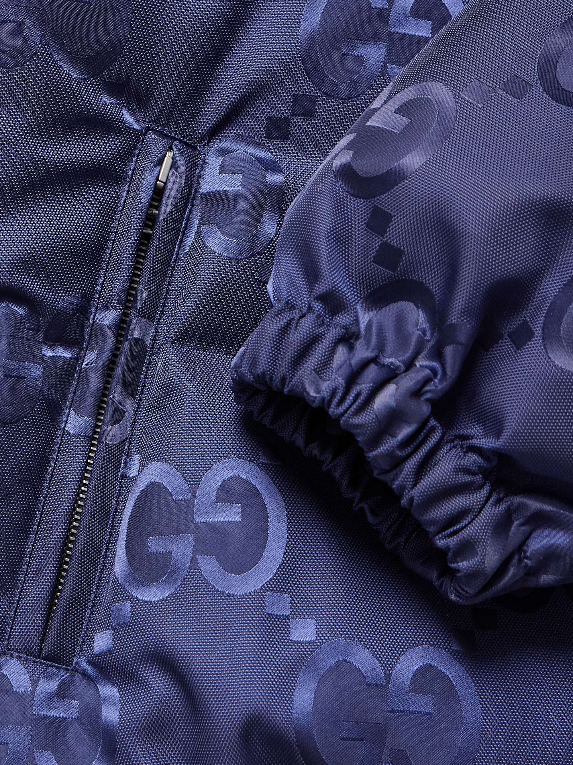 Logo-Jacquard Quilted Shell Down Jacket view