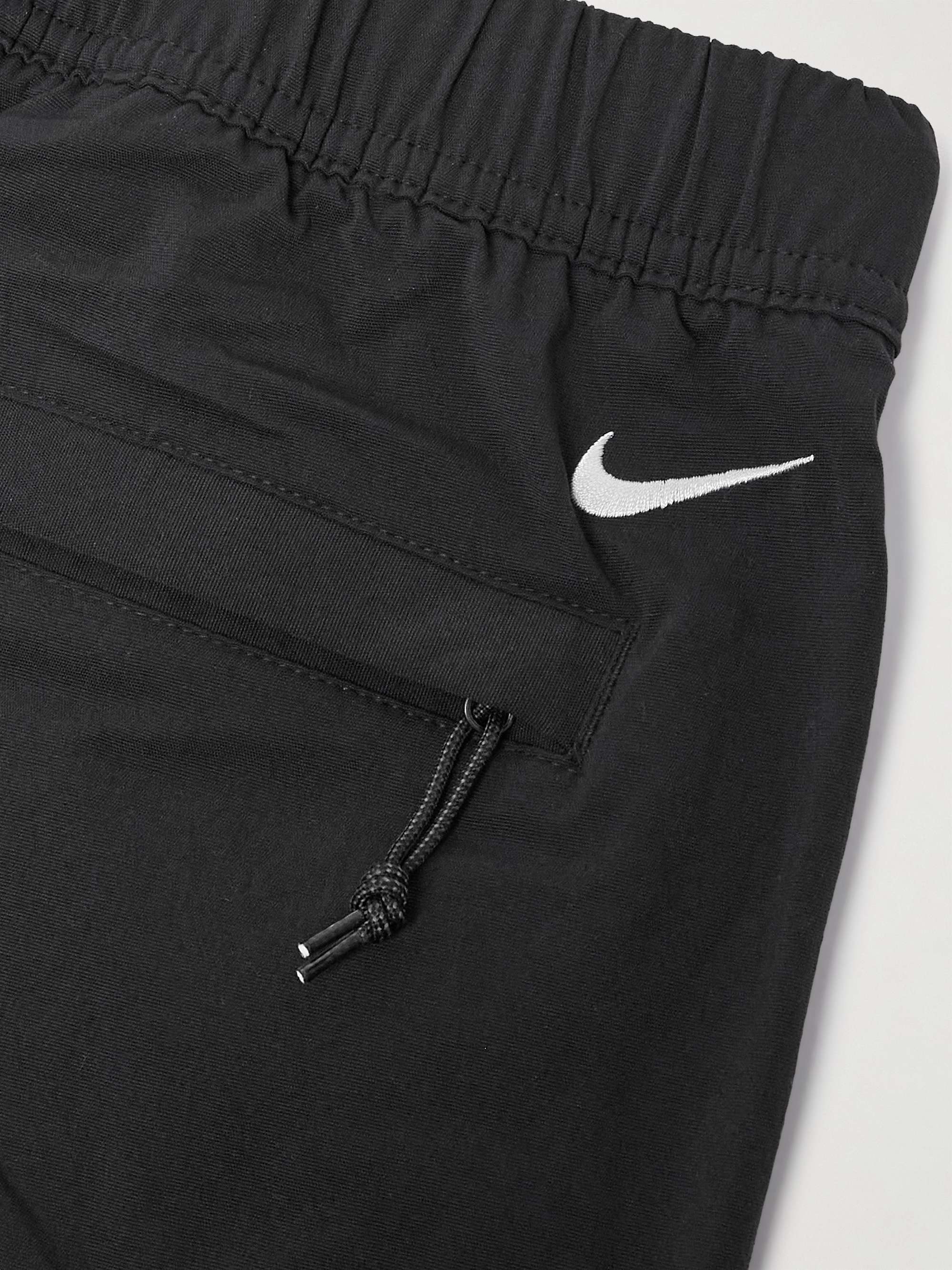 ACG Straight-Leg Belted Logo-Embroidered Shell Shorts view