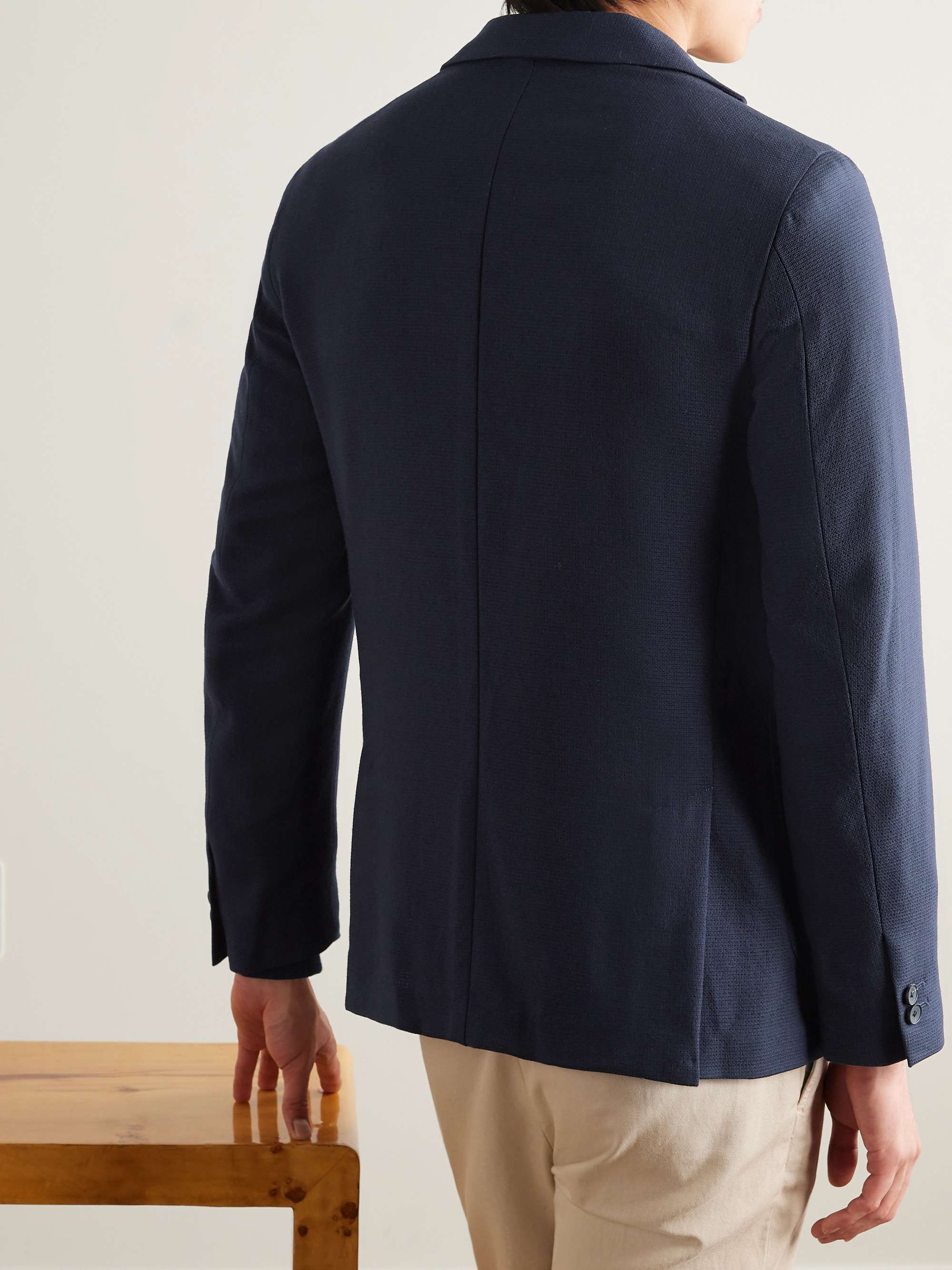 Virgin Wool-Hopsack Blazer view