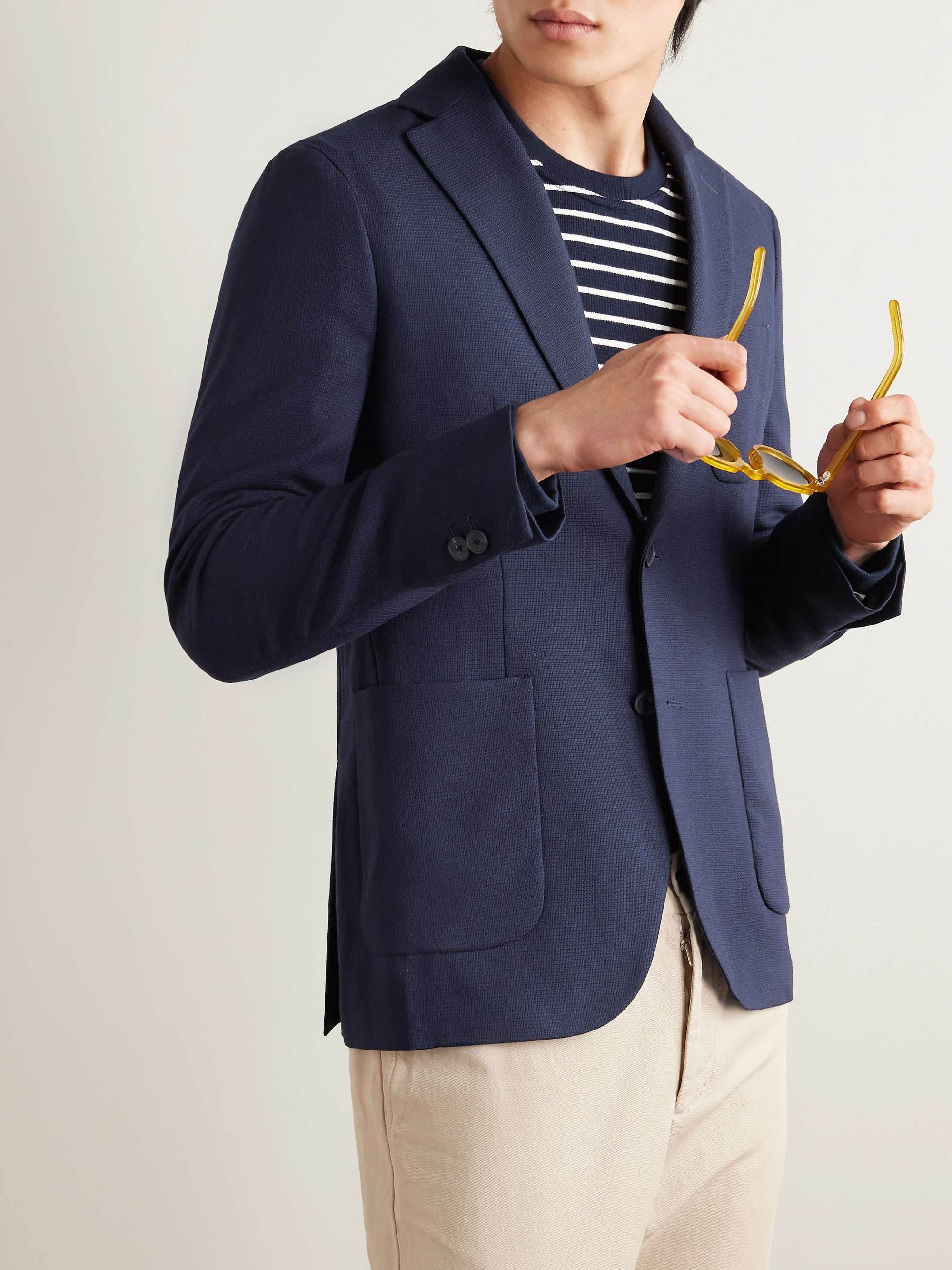 Virgin Wool-Hopsack Blazer view