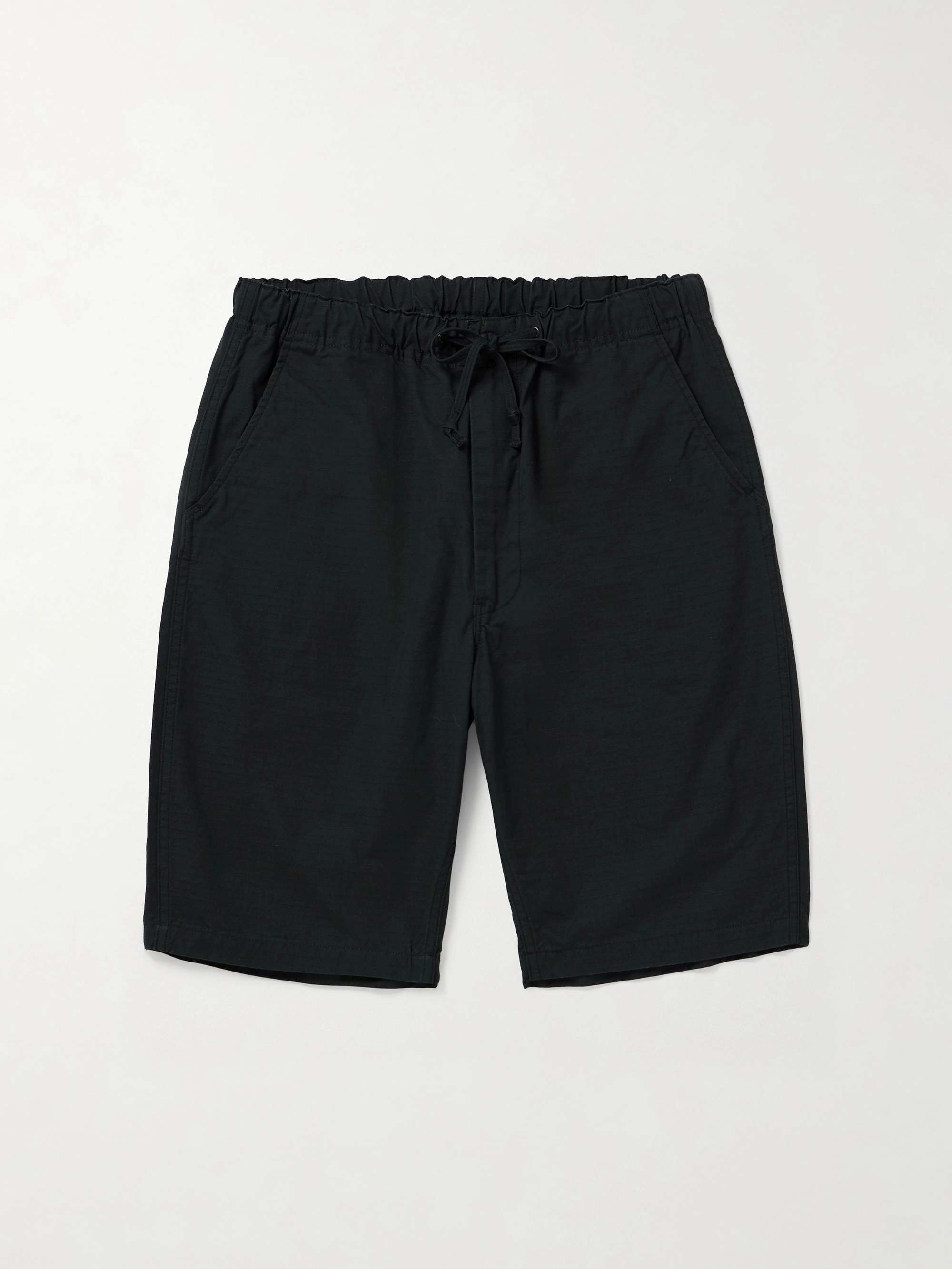 New Yorker Straight-Leg Cotton-Ripstop Drawstring Shorts view