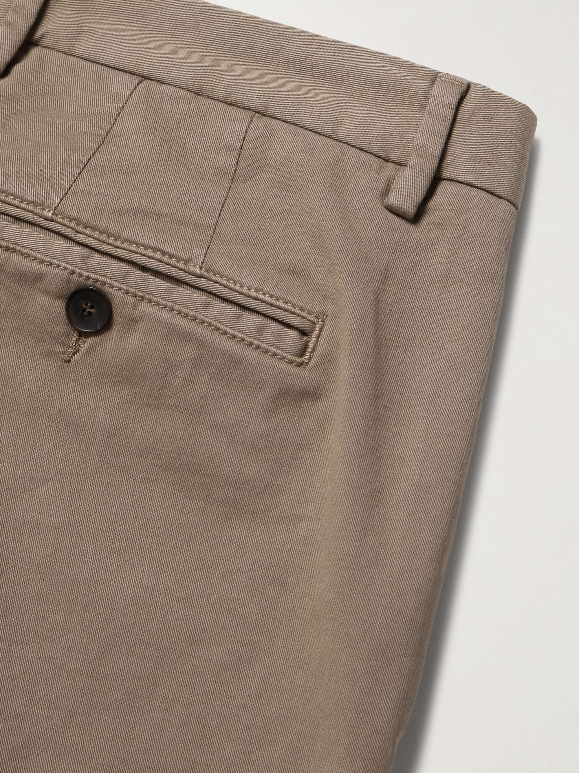 Adam Straight-Leg Cotton-Blend Twill Chinos view