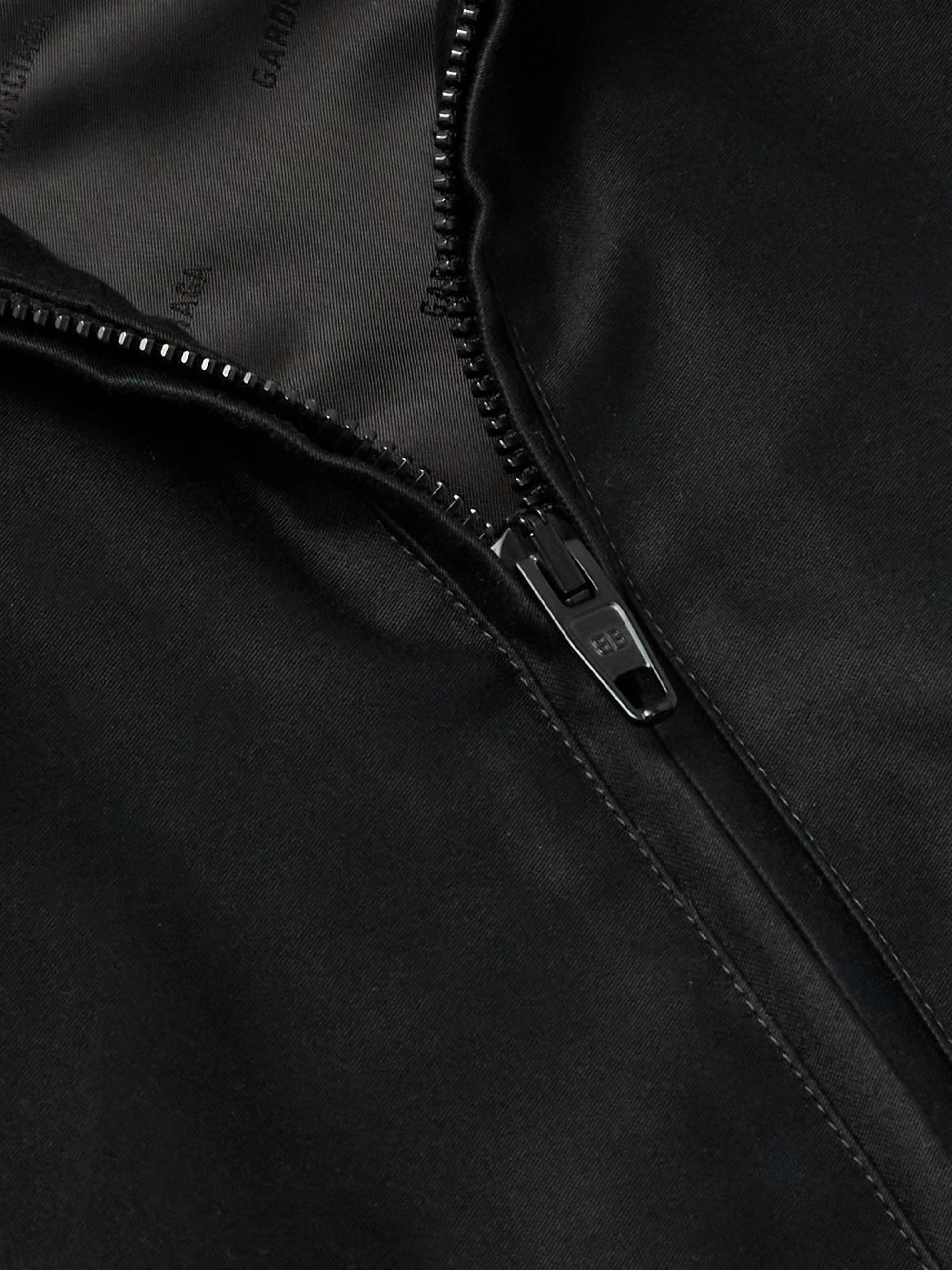 Oversized Cotton-Shell Harrington Jacket view