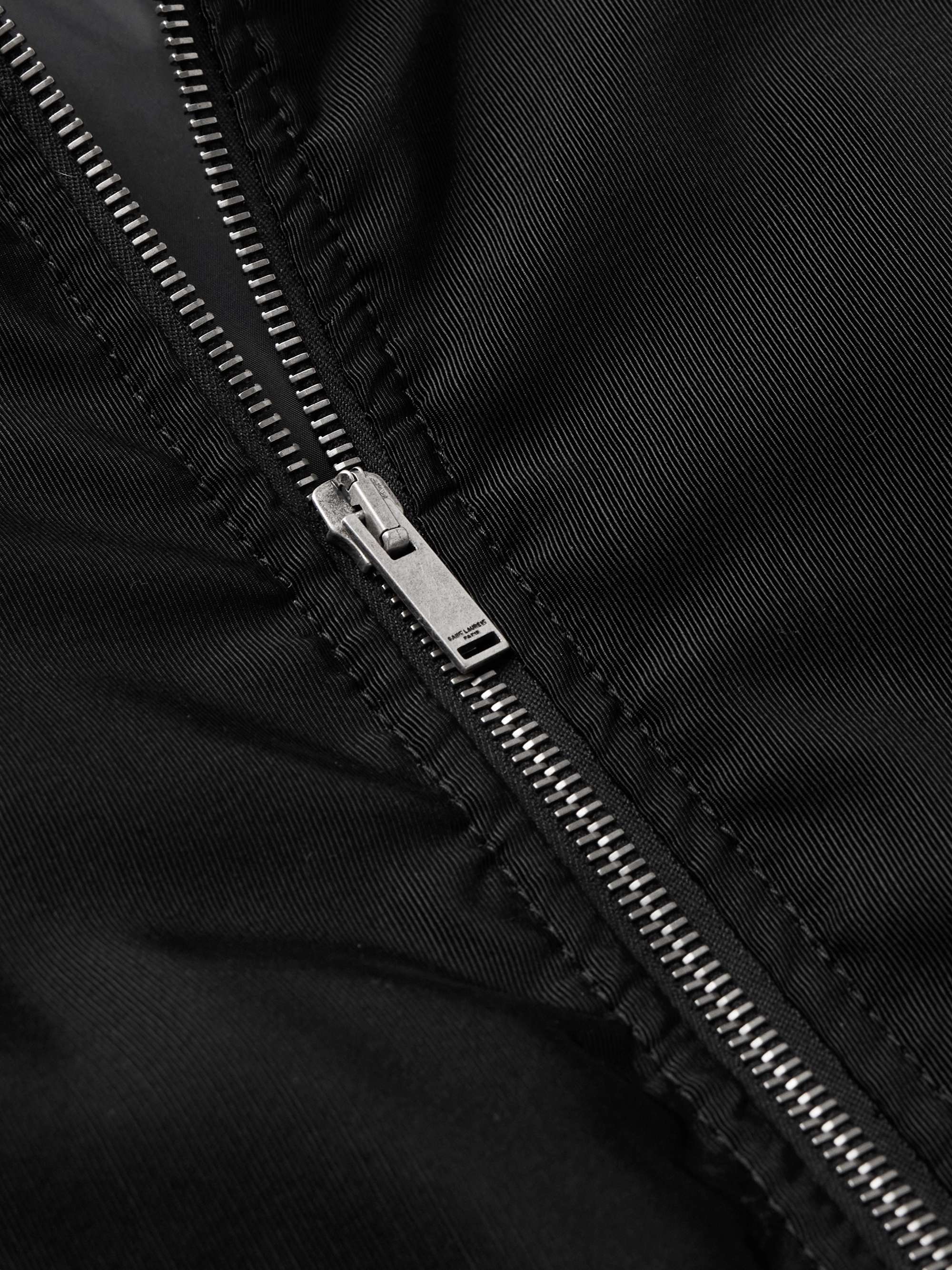 Padded Twill Bomber Jacket view
