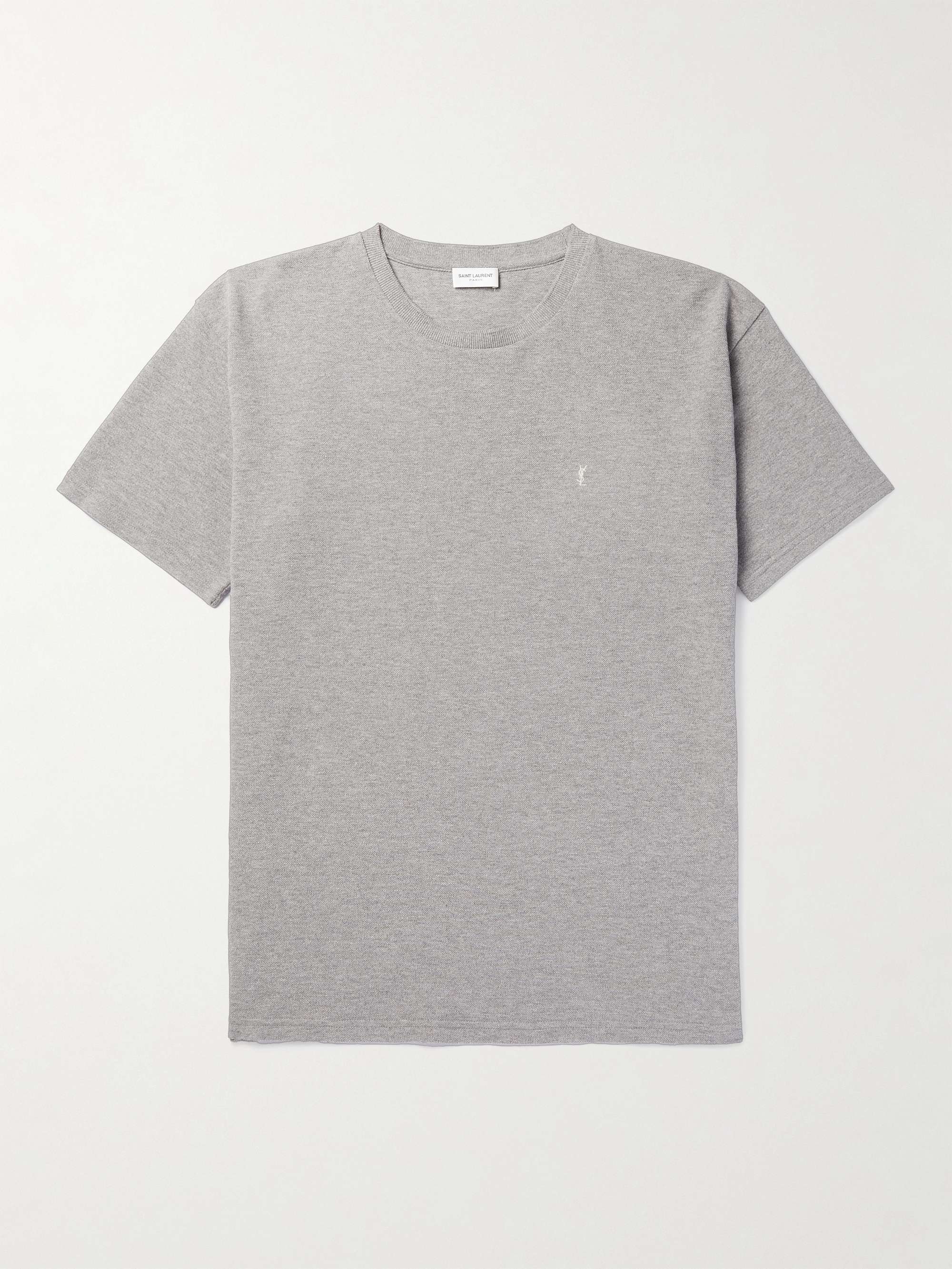 Logo-Embroidered Cotton-Blend Piqué T-Shirt view