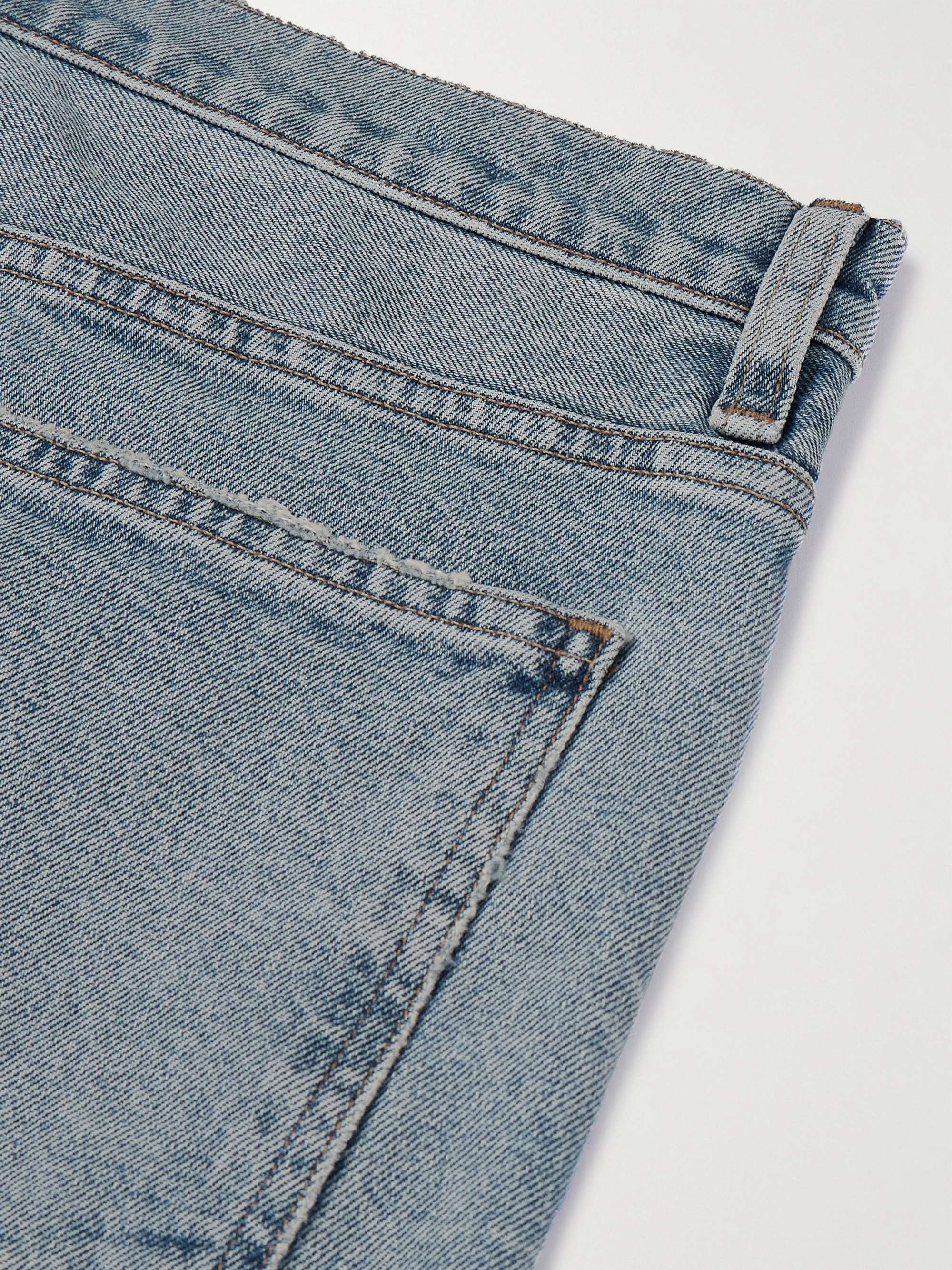 Curtis Slim-Fit Straight-Leg Distressed Jeans view