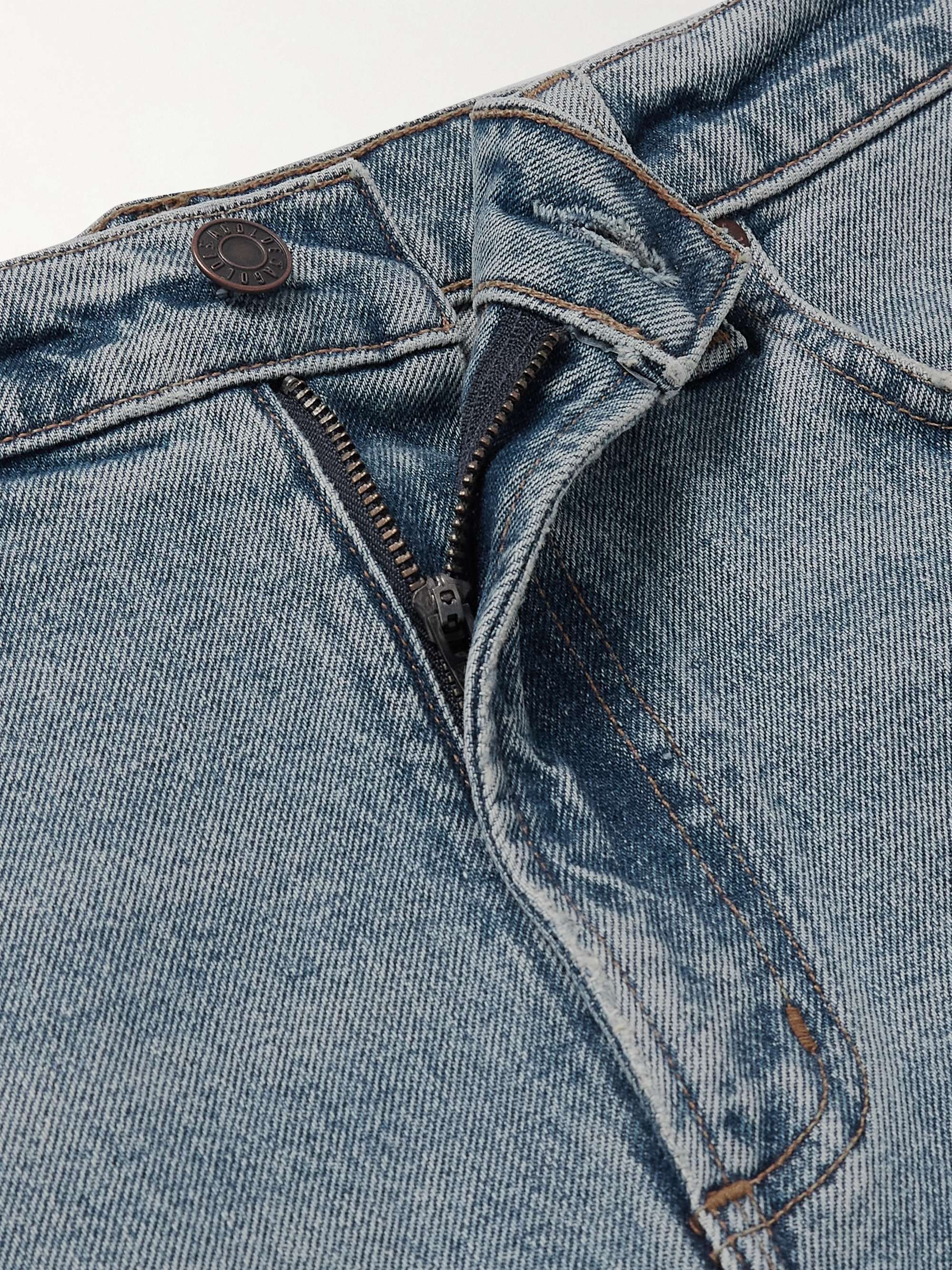 Curtis Slim-Fit Straight-Leg Distressed Jeans view