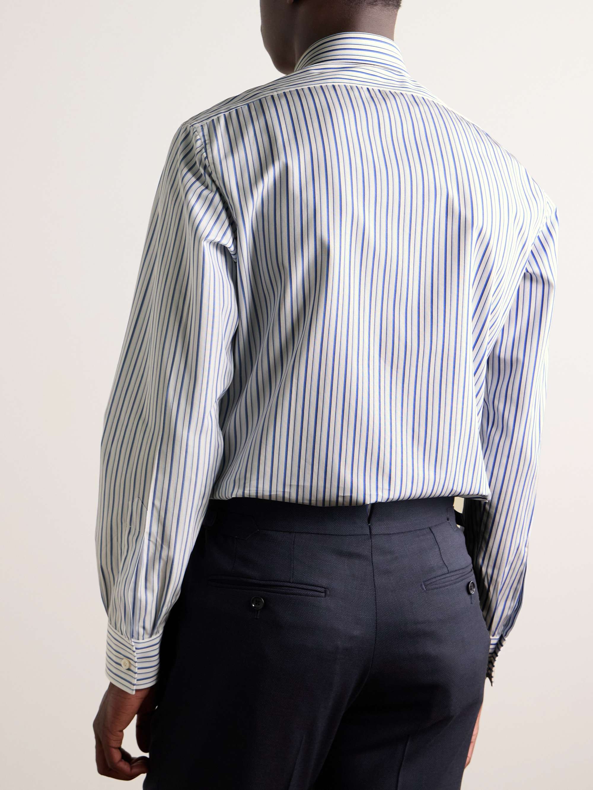 Striped Cotton Oxford Shirt view