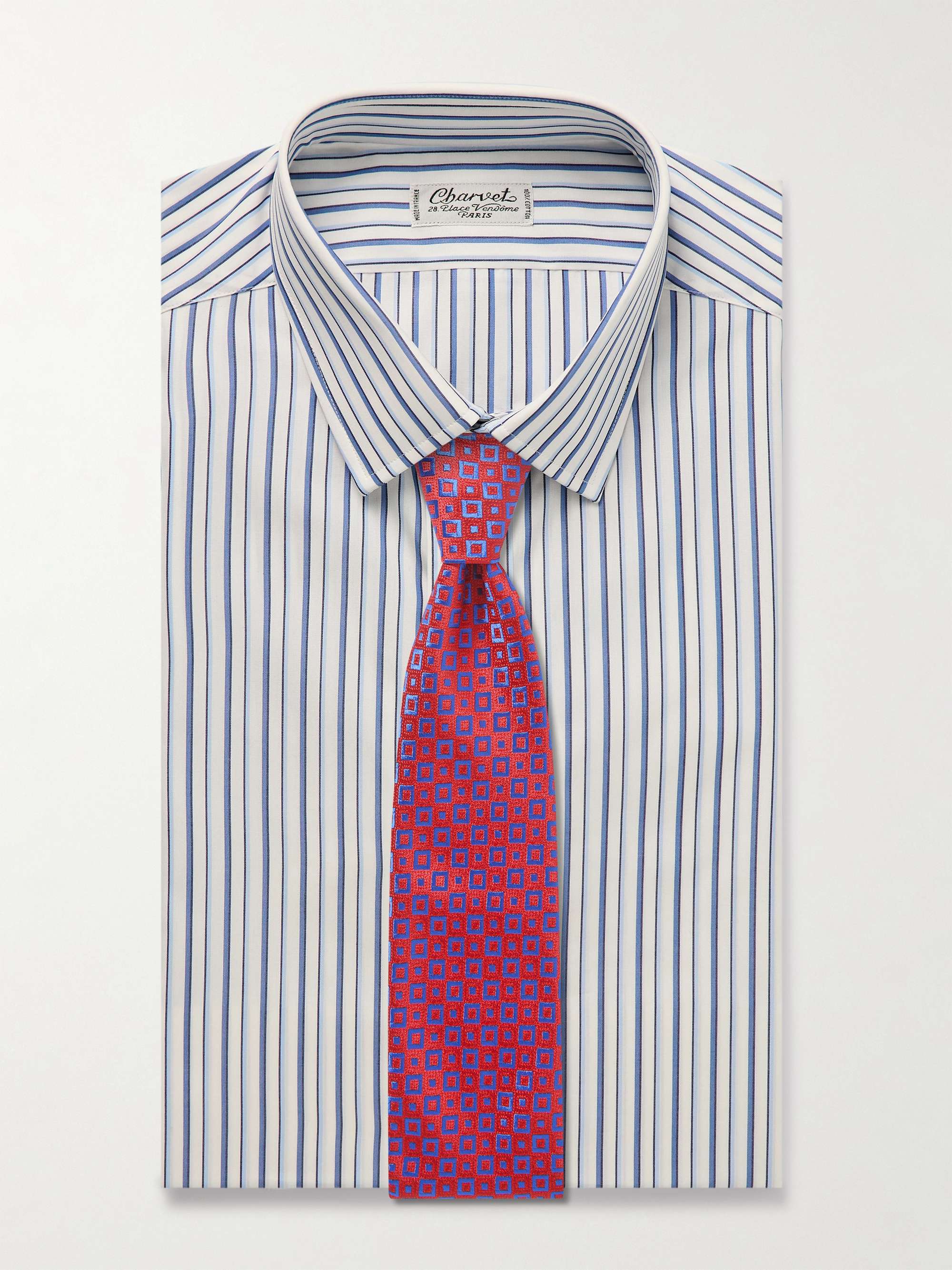 Striped Cotton Oxford Shirt view
