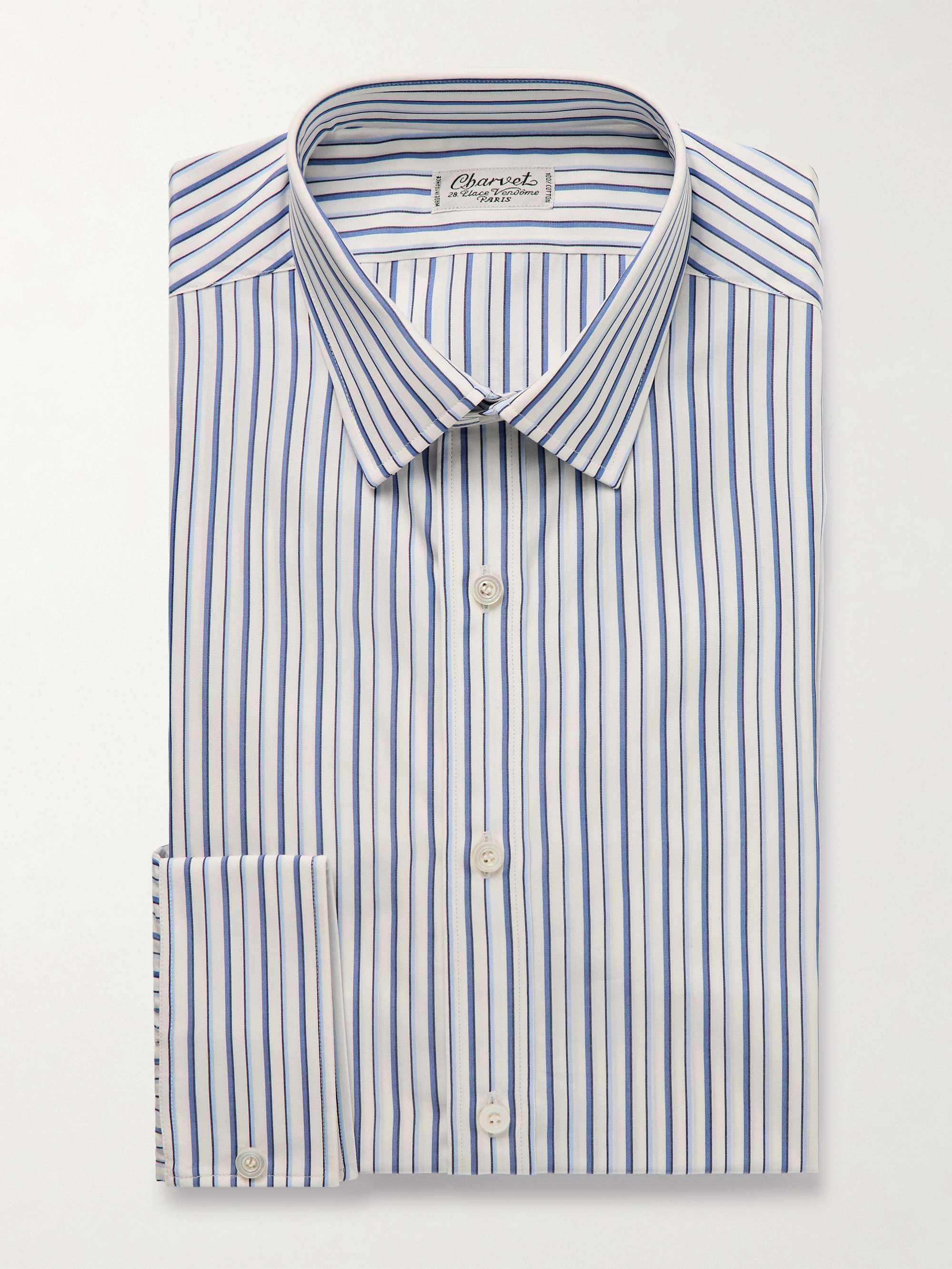 Striped Cotton Oxford Shirt view
