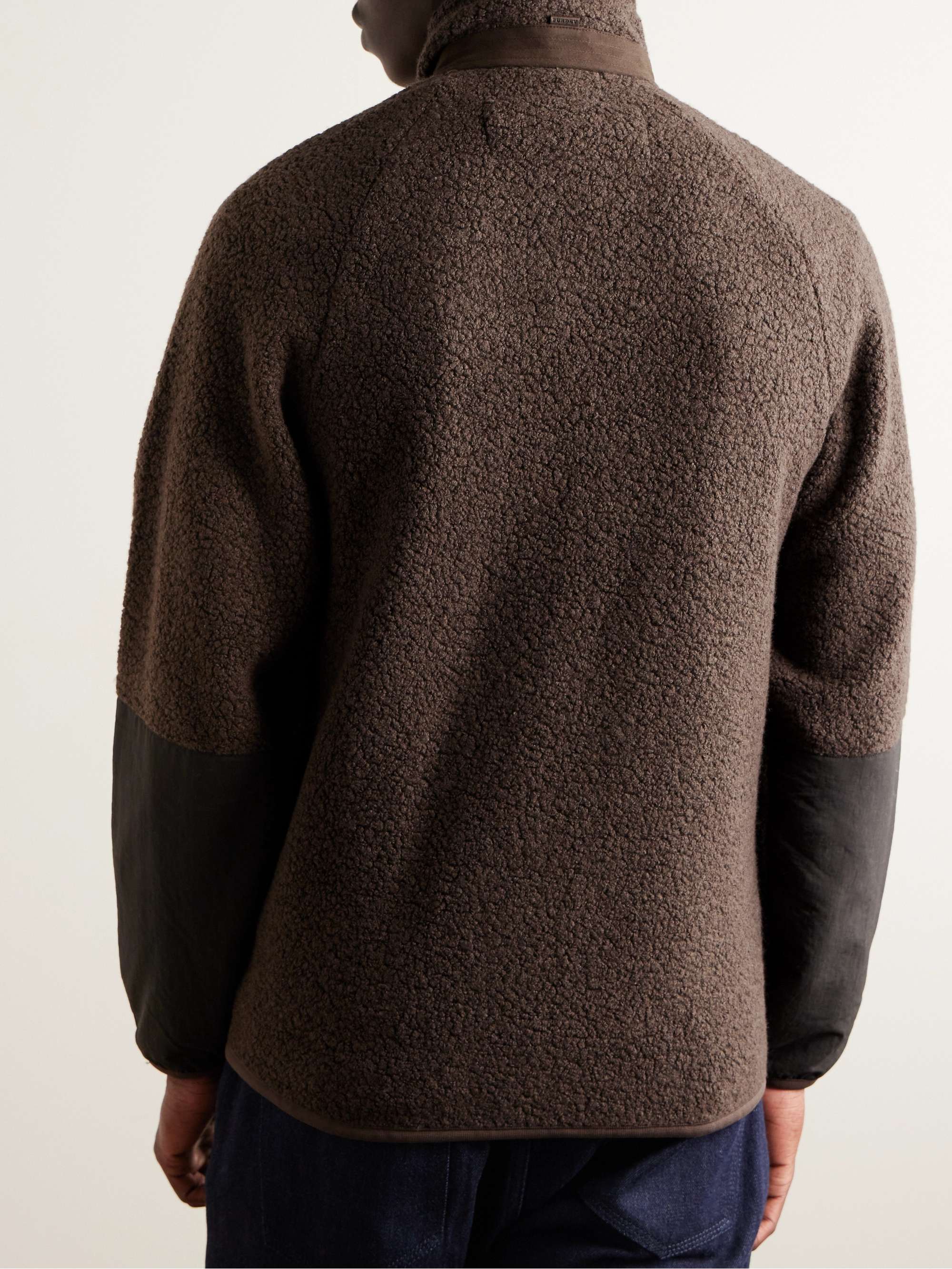 Shell-Trimmed Bouclé Jacket view