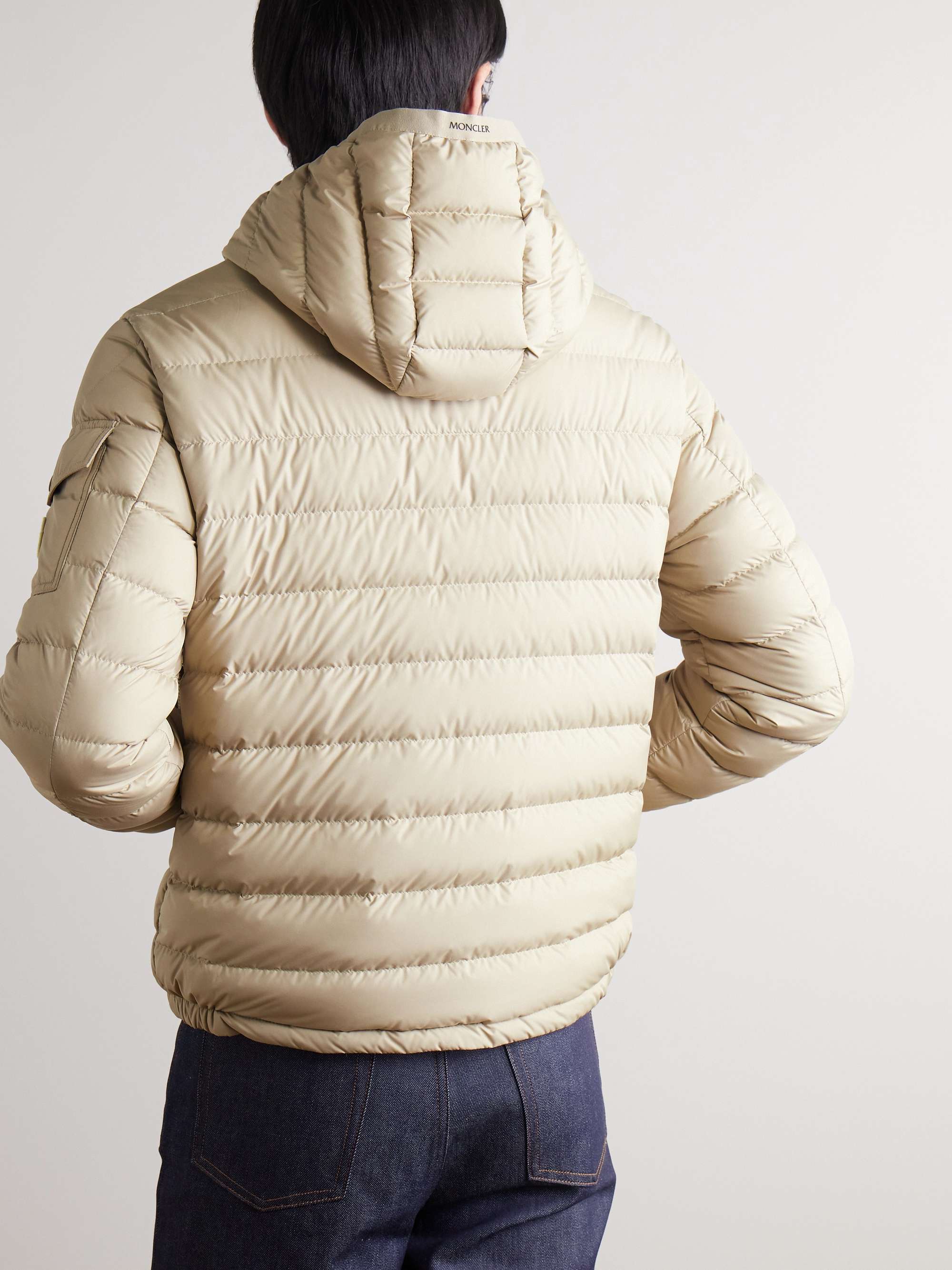 Galion Quilted Shell Hooded Down Jacket view