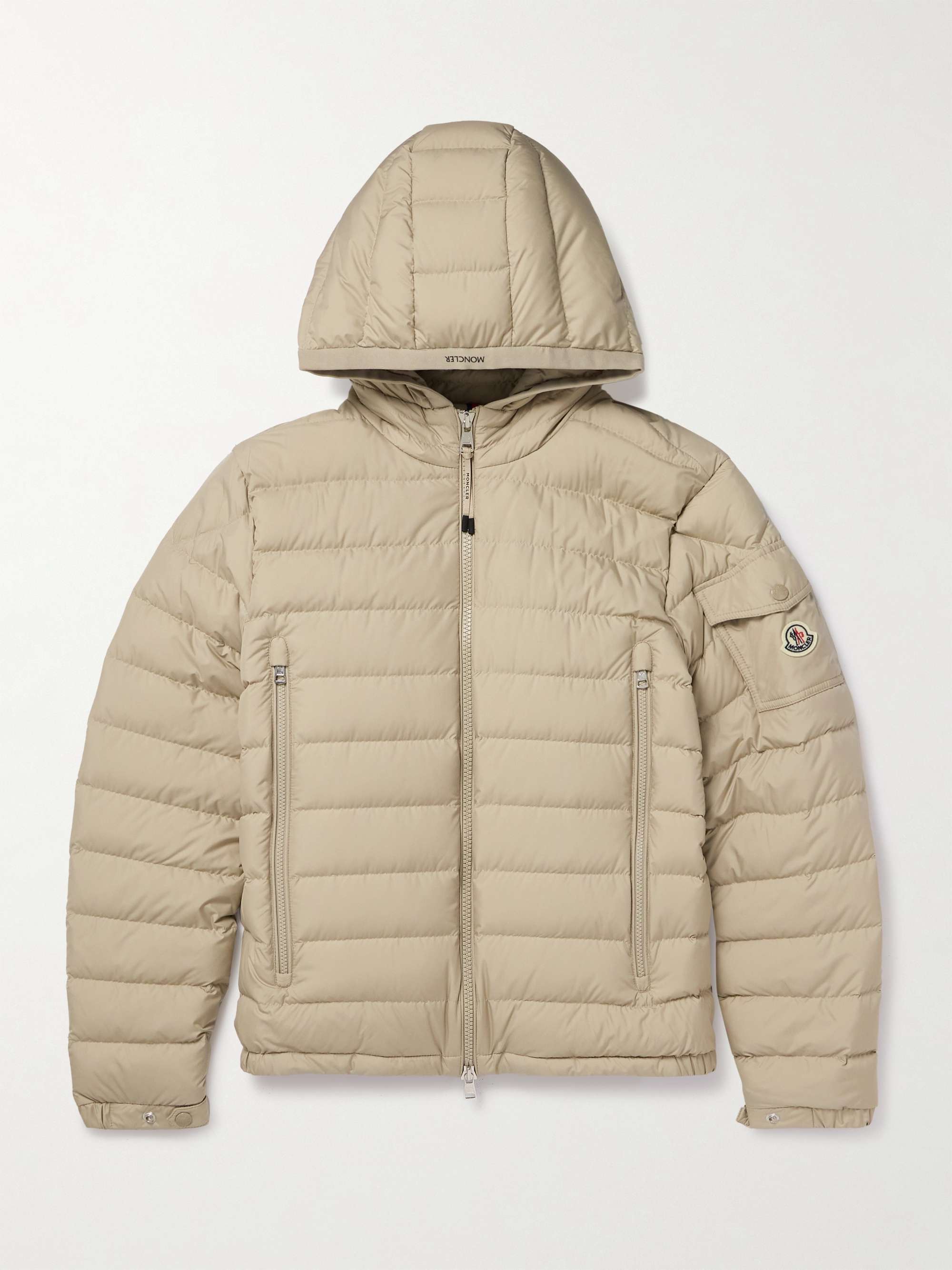 Galion Quilted Shell Hooded Down Jacket view