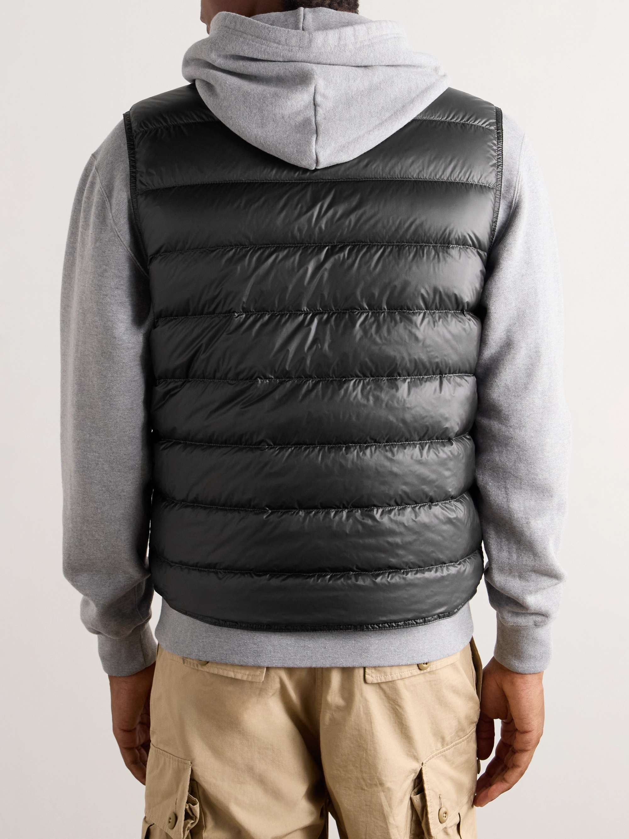 Gui Slim-Fit Logo-Appliquéd Quilted Shell Down Gilet view