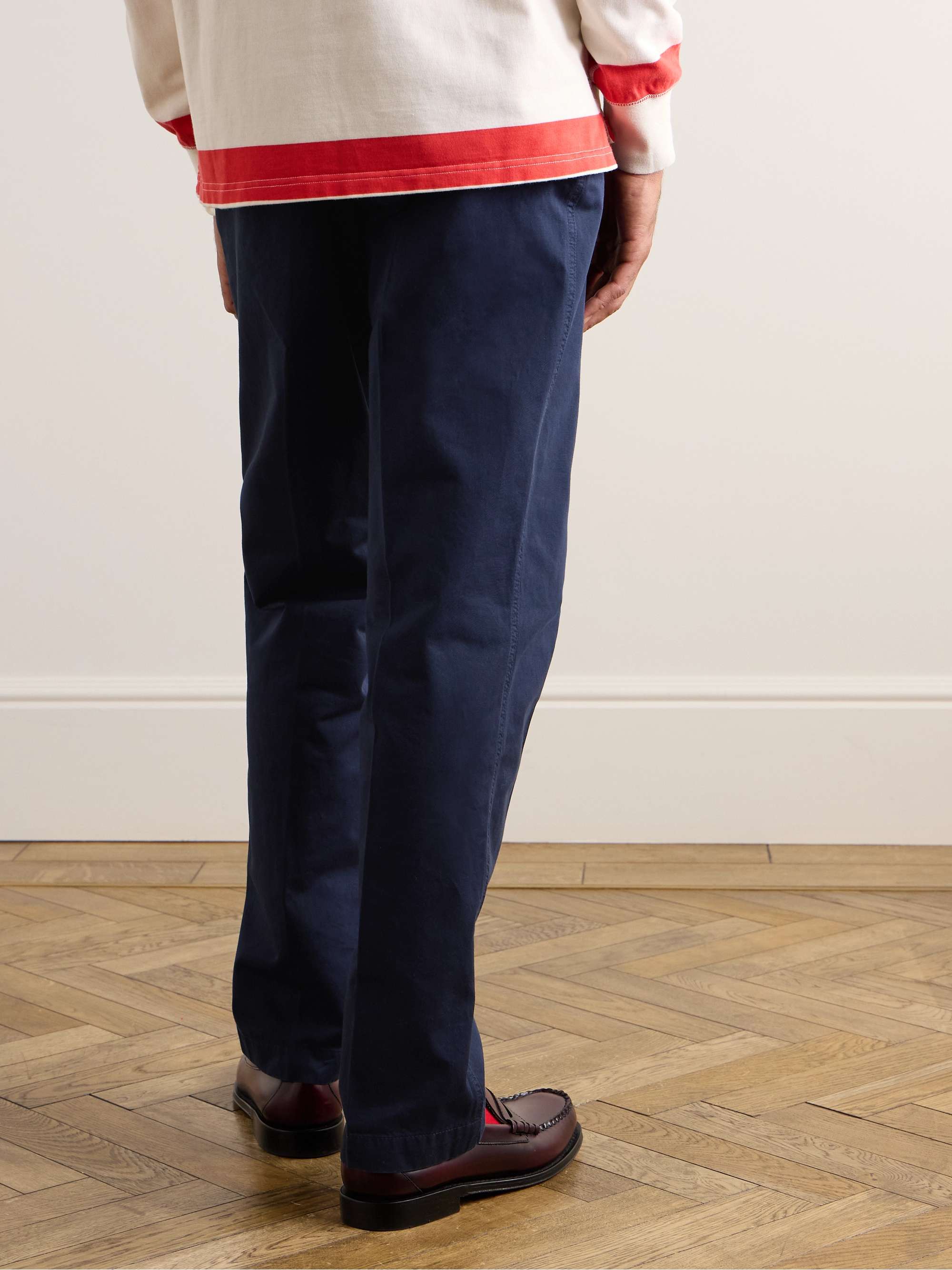 Tapered Cotton-Twill Chinos view