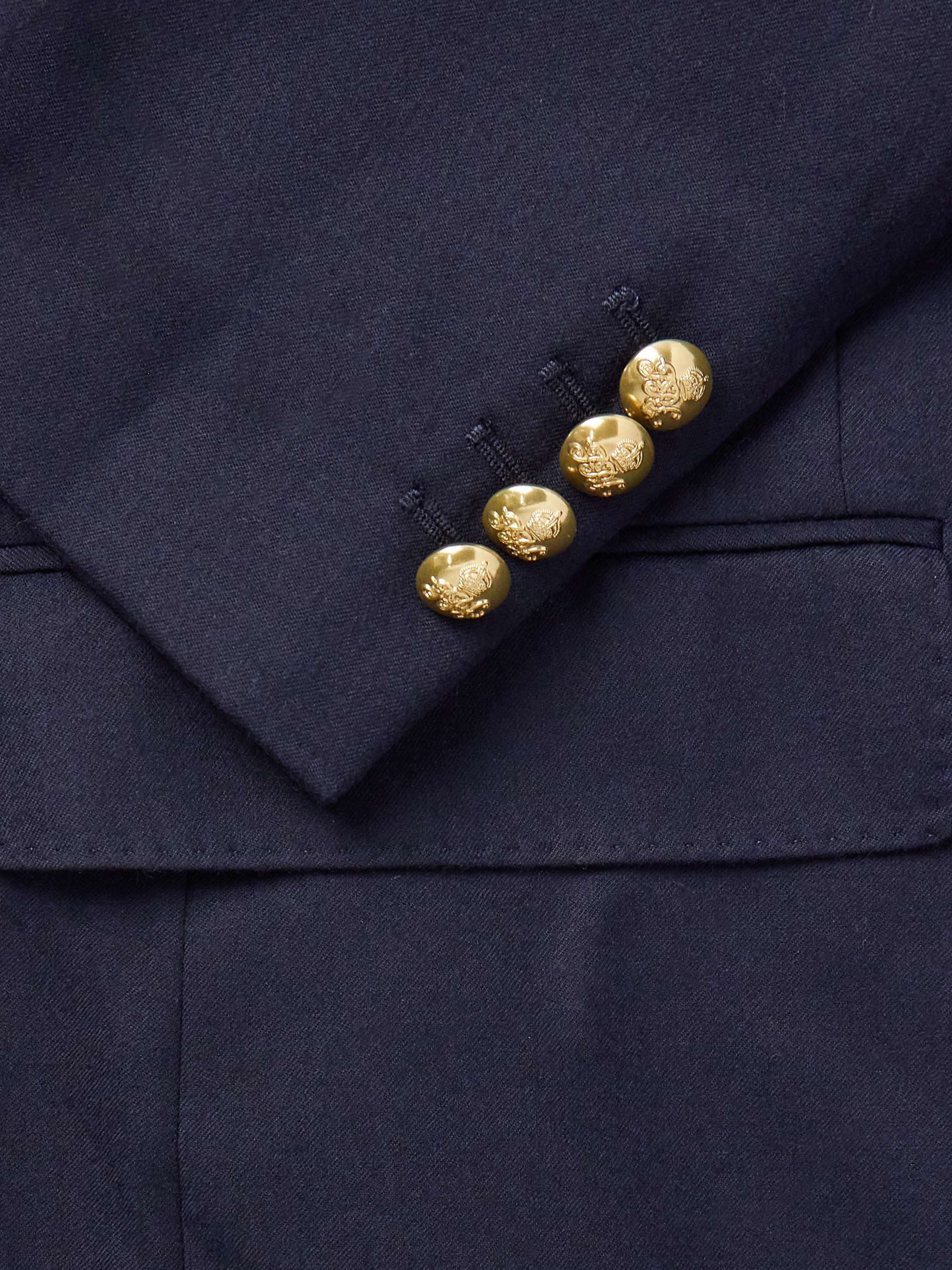 Wool-Blend Gabardine Blazer view