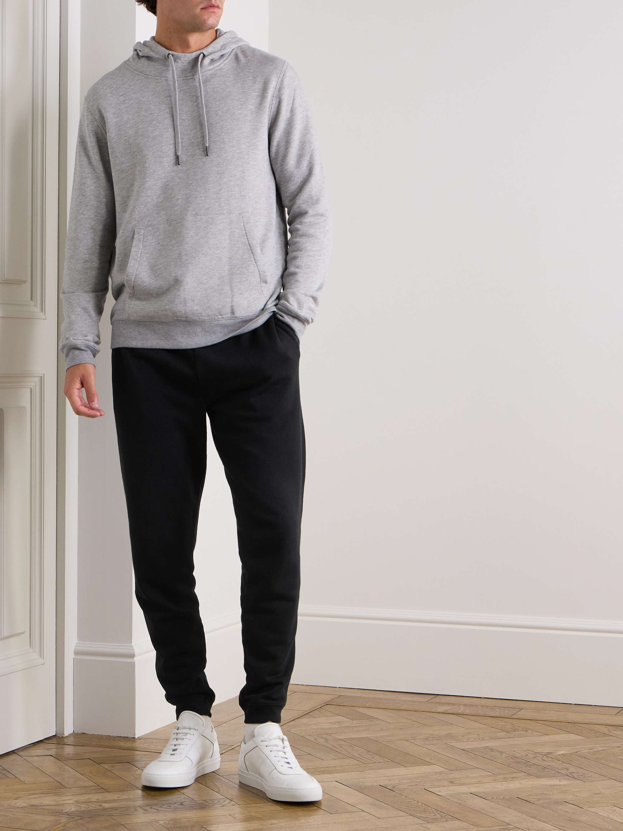 Quinn 1 Tapered Cotton and Modal-Blend Jersey Sweatpants view