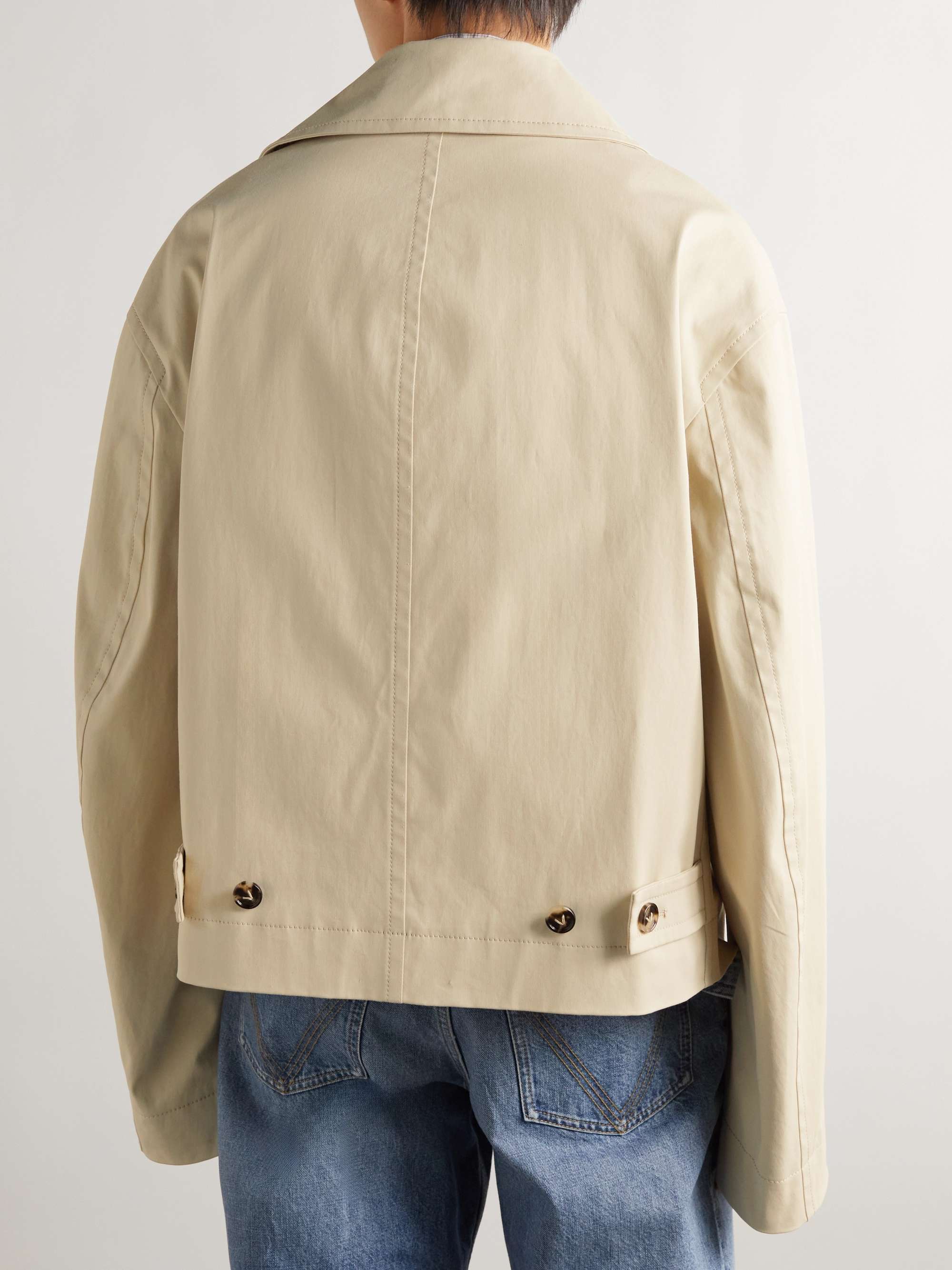Coated Stretch-Cotton Jacket view