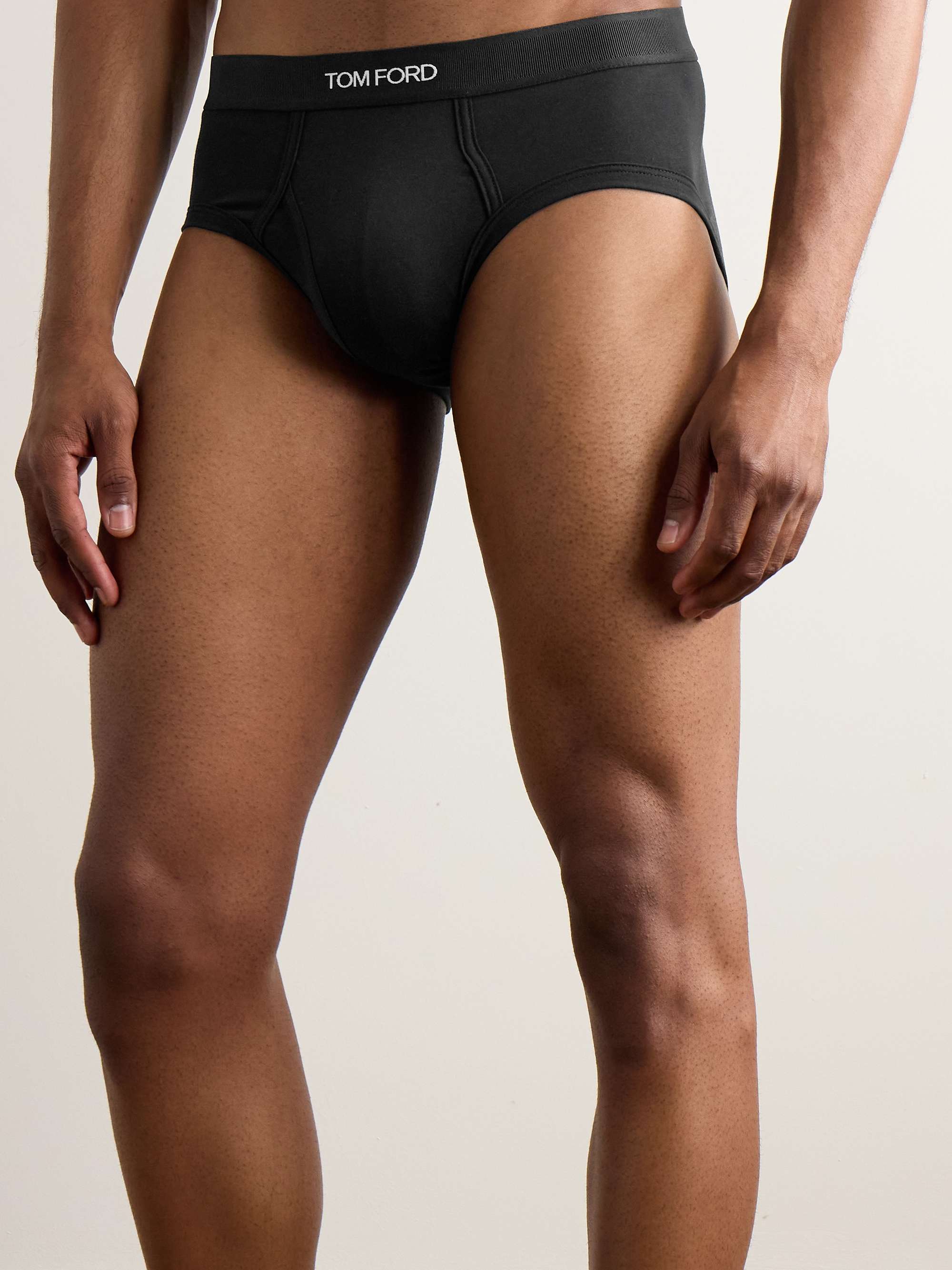 Two-Pack Strech-Cotton and Modal-Blend Briefs view