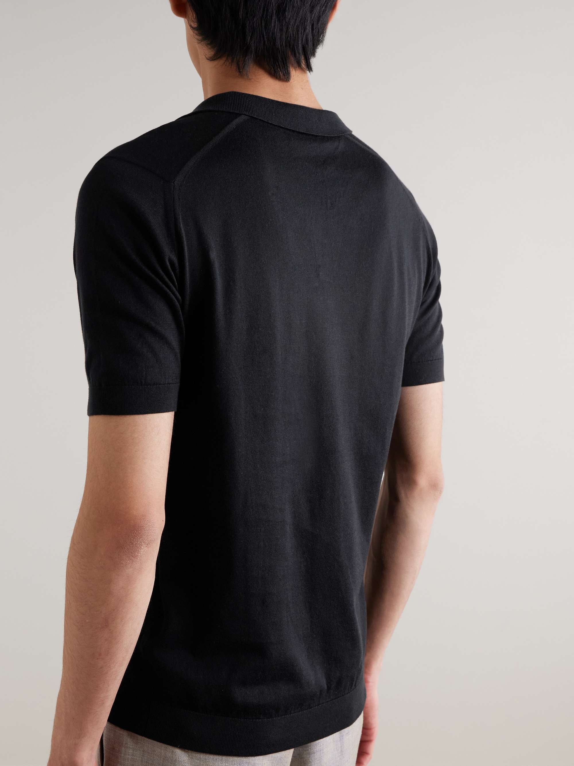 Noah Sea Island Cotton Polo Shirt view