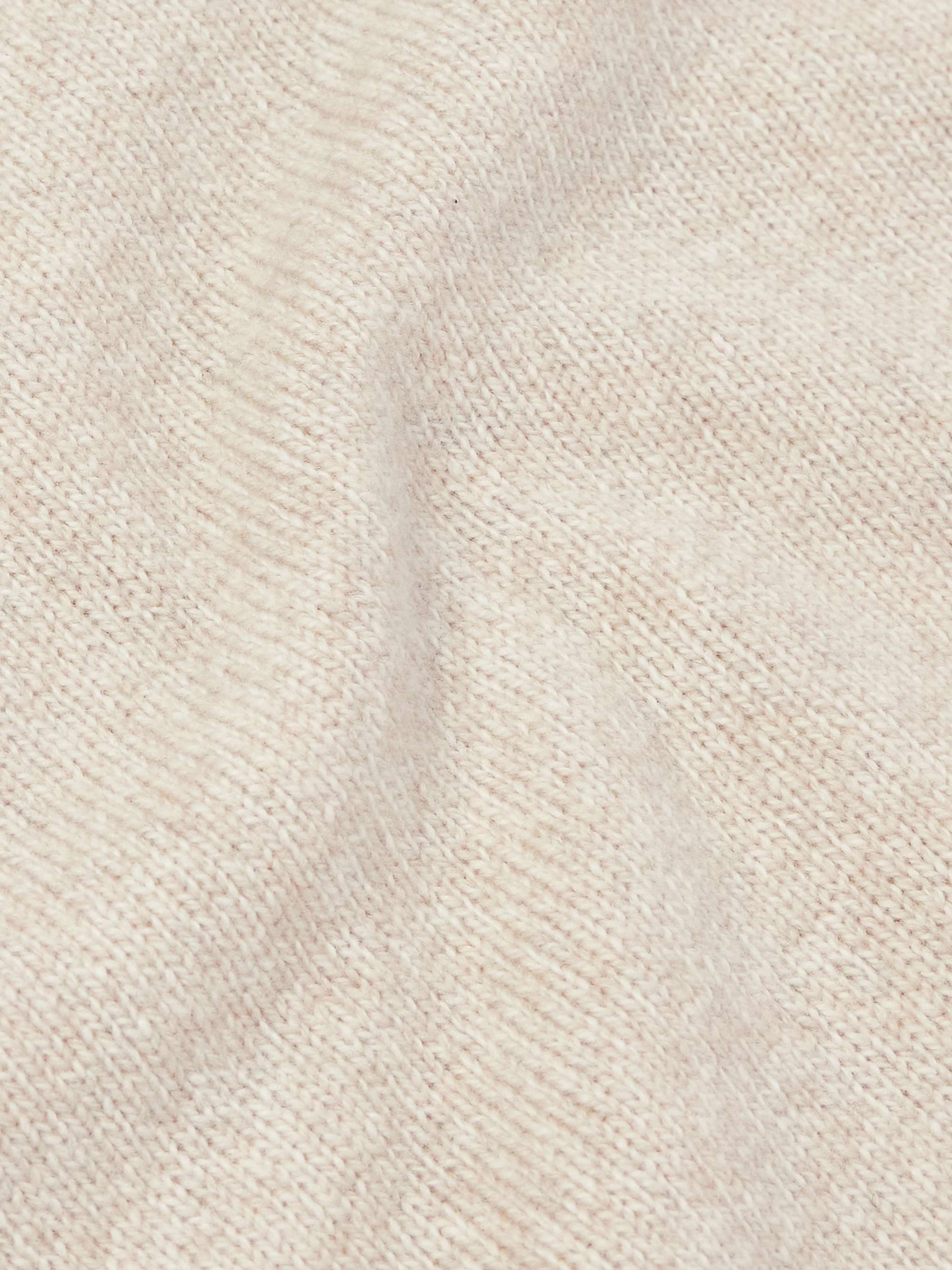 Recycled-Cashmere and Merino Wool-Blend Rollneck Sweater view