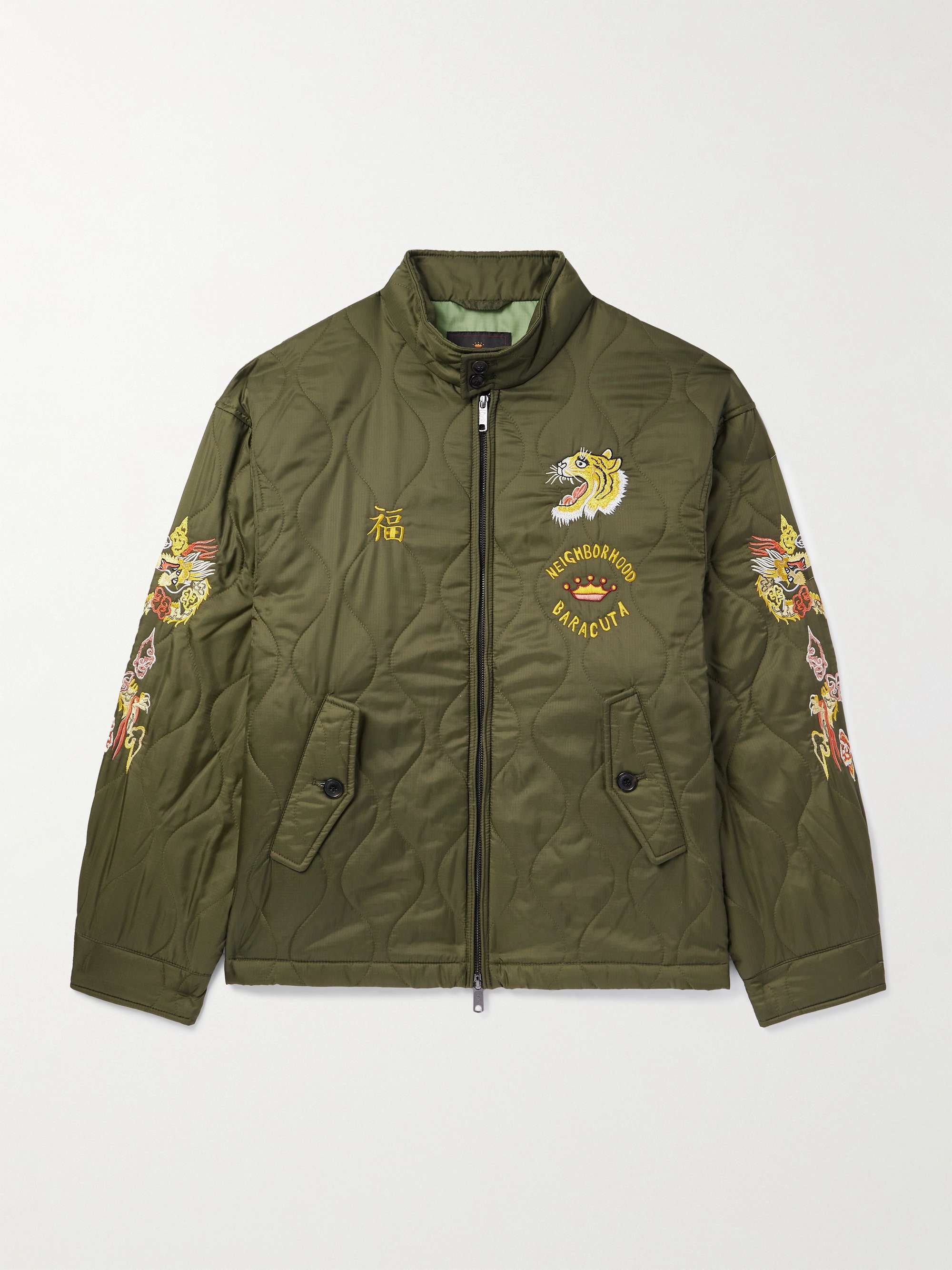 + Neighborhood G4 Embroidered Quilted Shell Jacket view