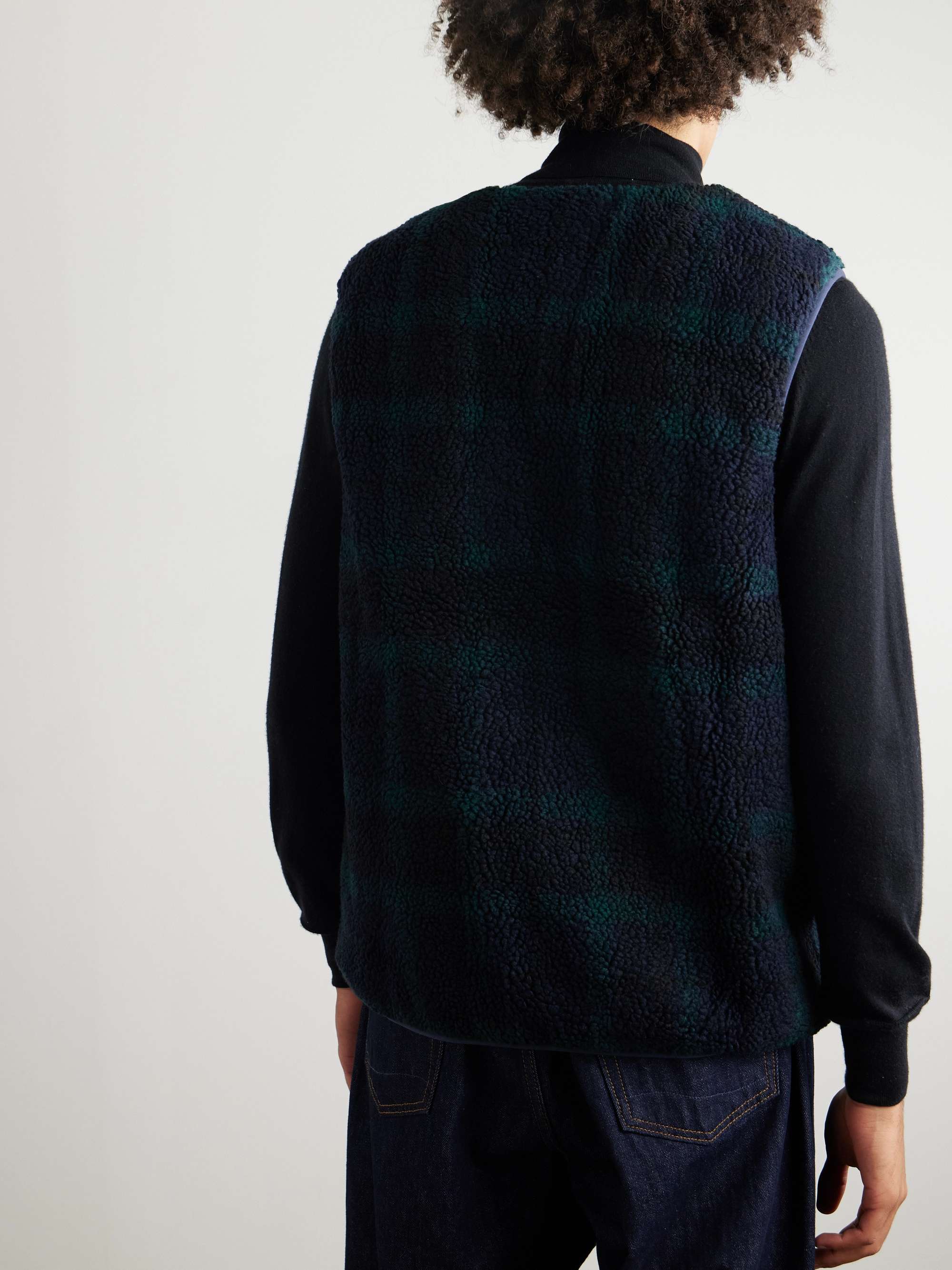 Miller Checked Fleece Gilet view